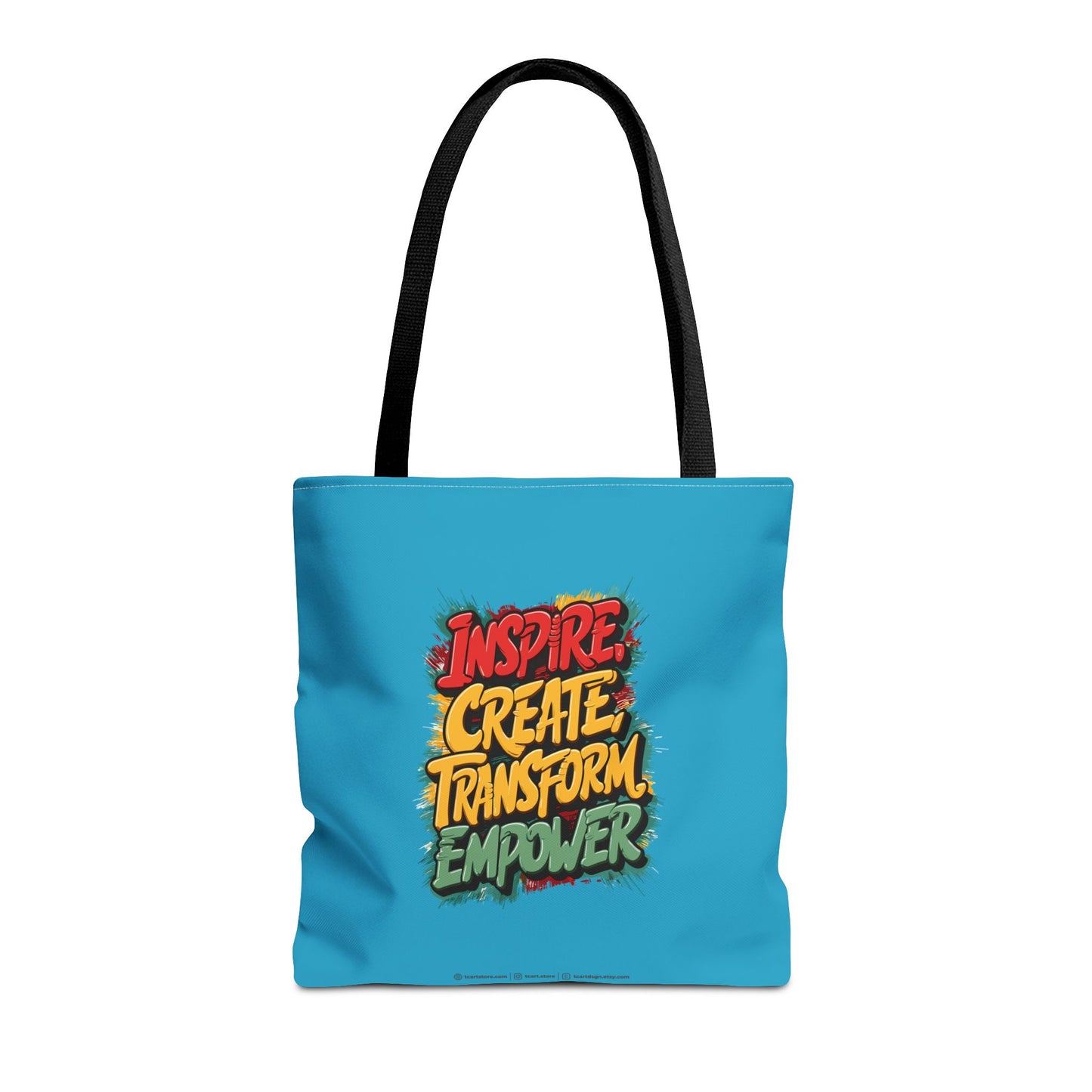 Inspire Create Transform Empower Tote Bag (AOP)