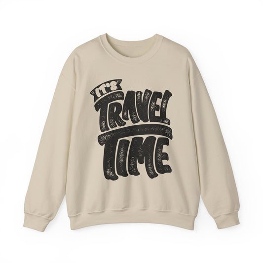 It's Travel Time Unisex Heavy Blend™ Crewneck Sweatshirt