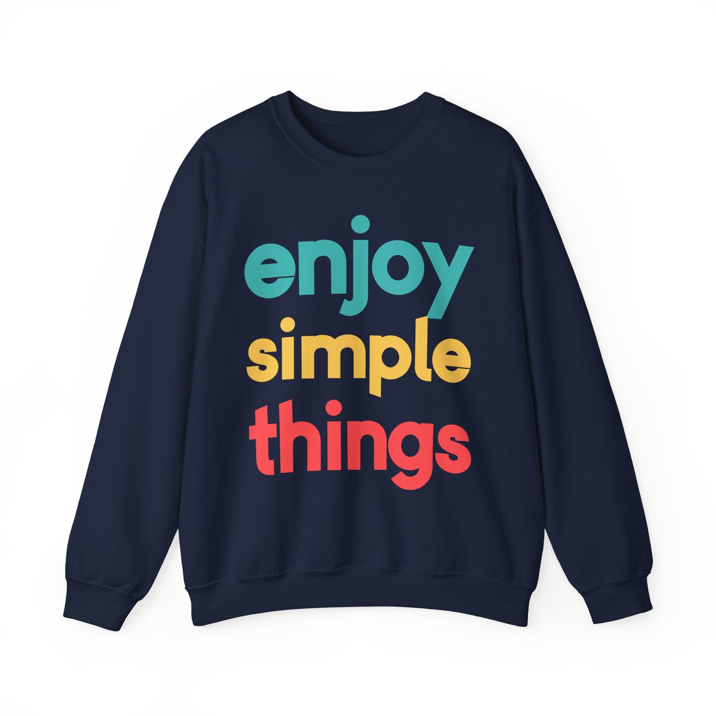 Enjoy Simple Things Unisex Heavy Blend™ Crewneck Sweatshirt