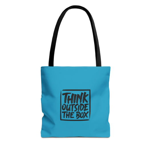 Think Outside The Box Tote Bag (AOP)
