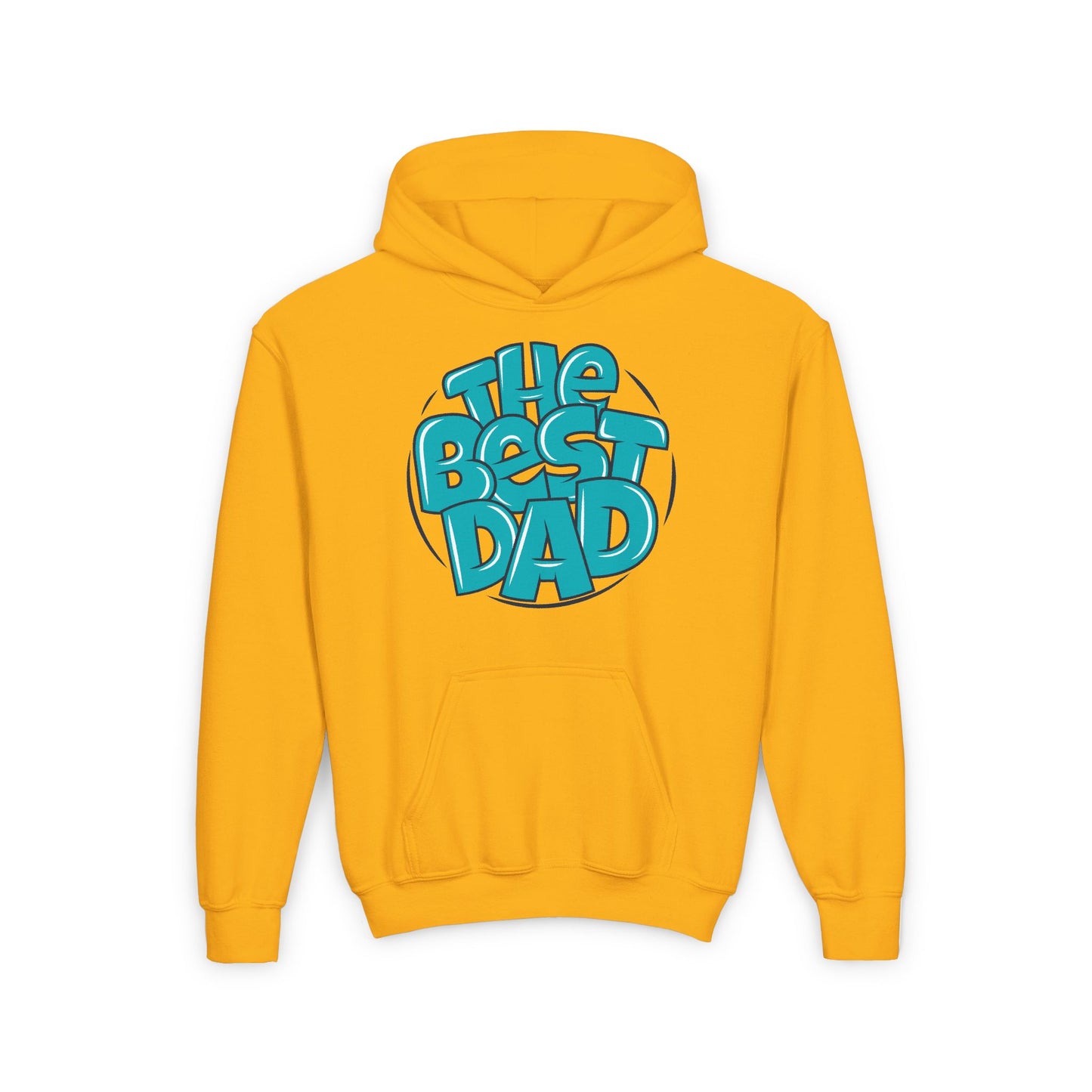 The Best Dad Youth Heavy Blend Hooded Sweatshirt