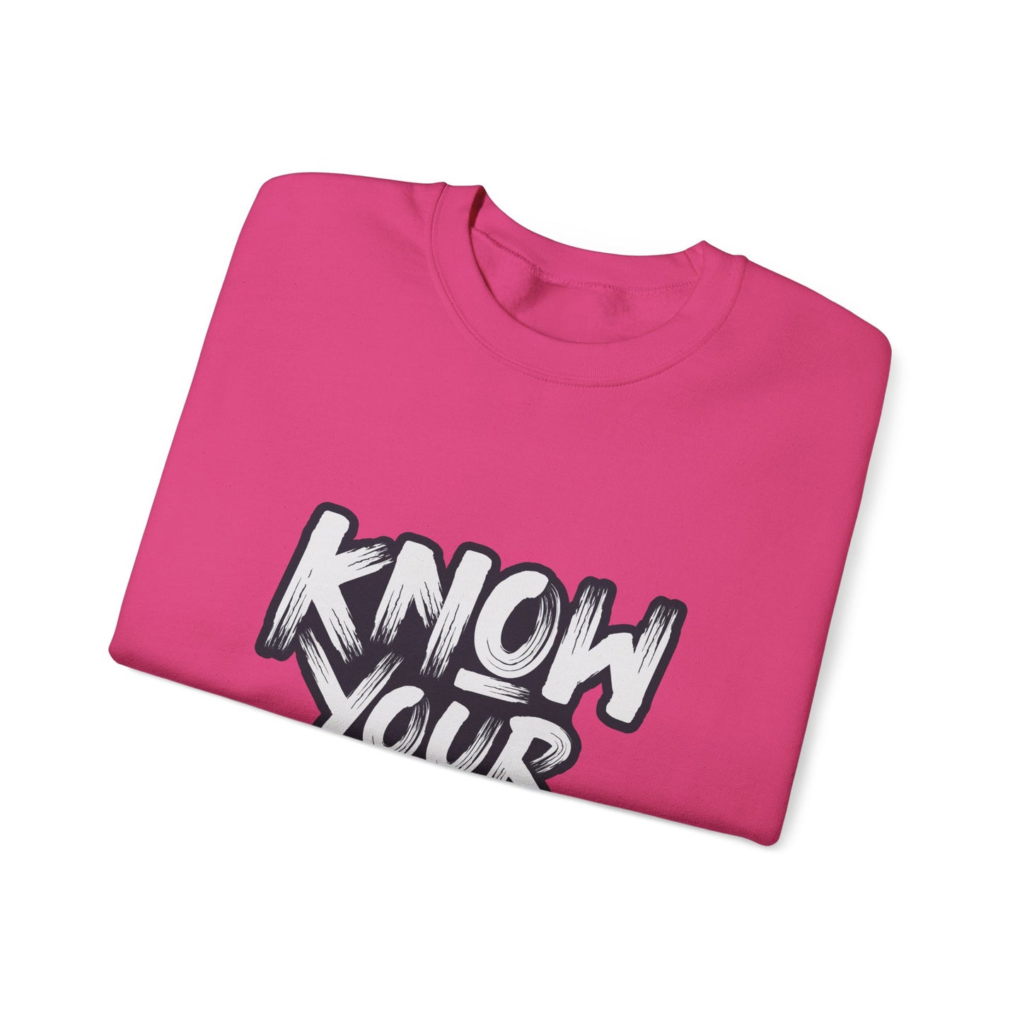 Know Your Worth Unisex Heavy Blend™ Crewneck Sweatshirt