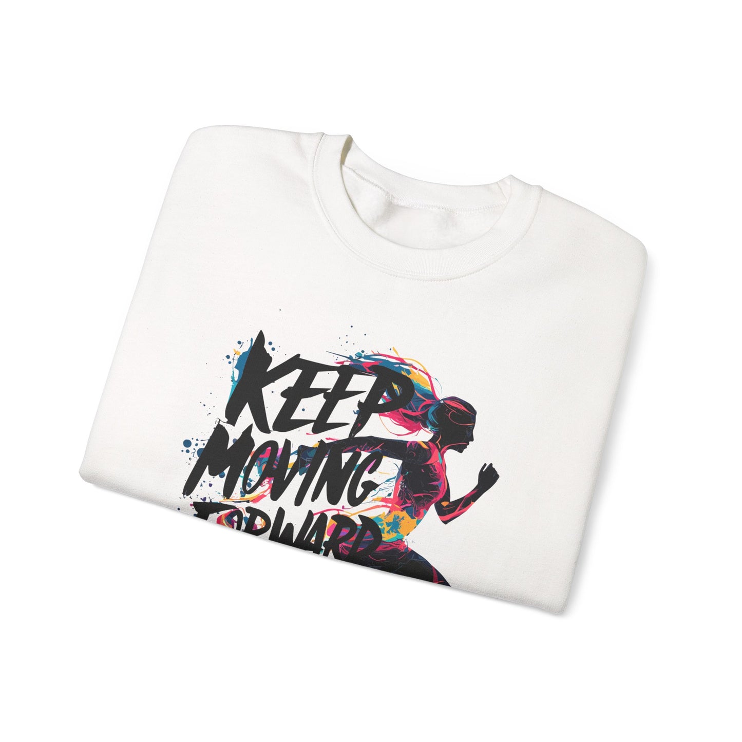 Keep Moving Forward Always Unisex Heavy Blend™ Crewneck Sweatshirt