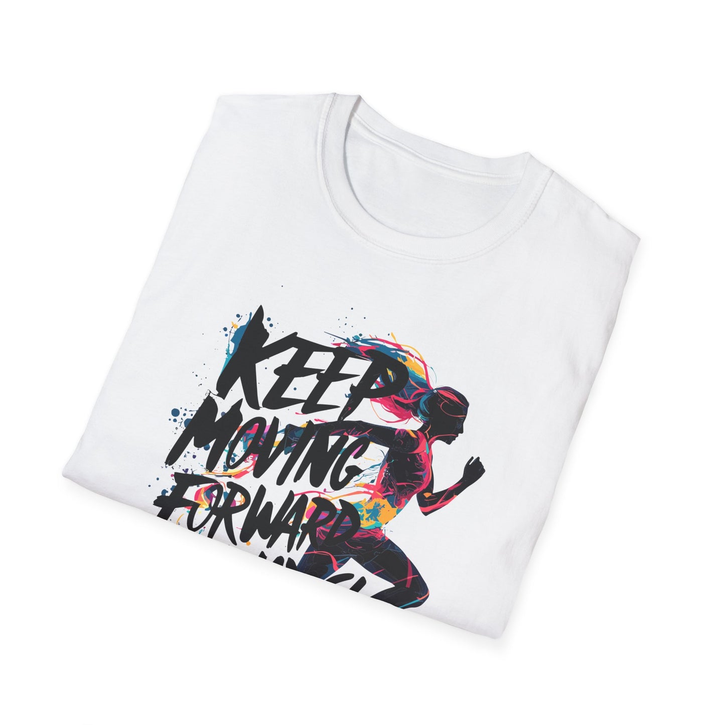 Keep Moving Forword Always Unisex Softstyle T-Shirt