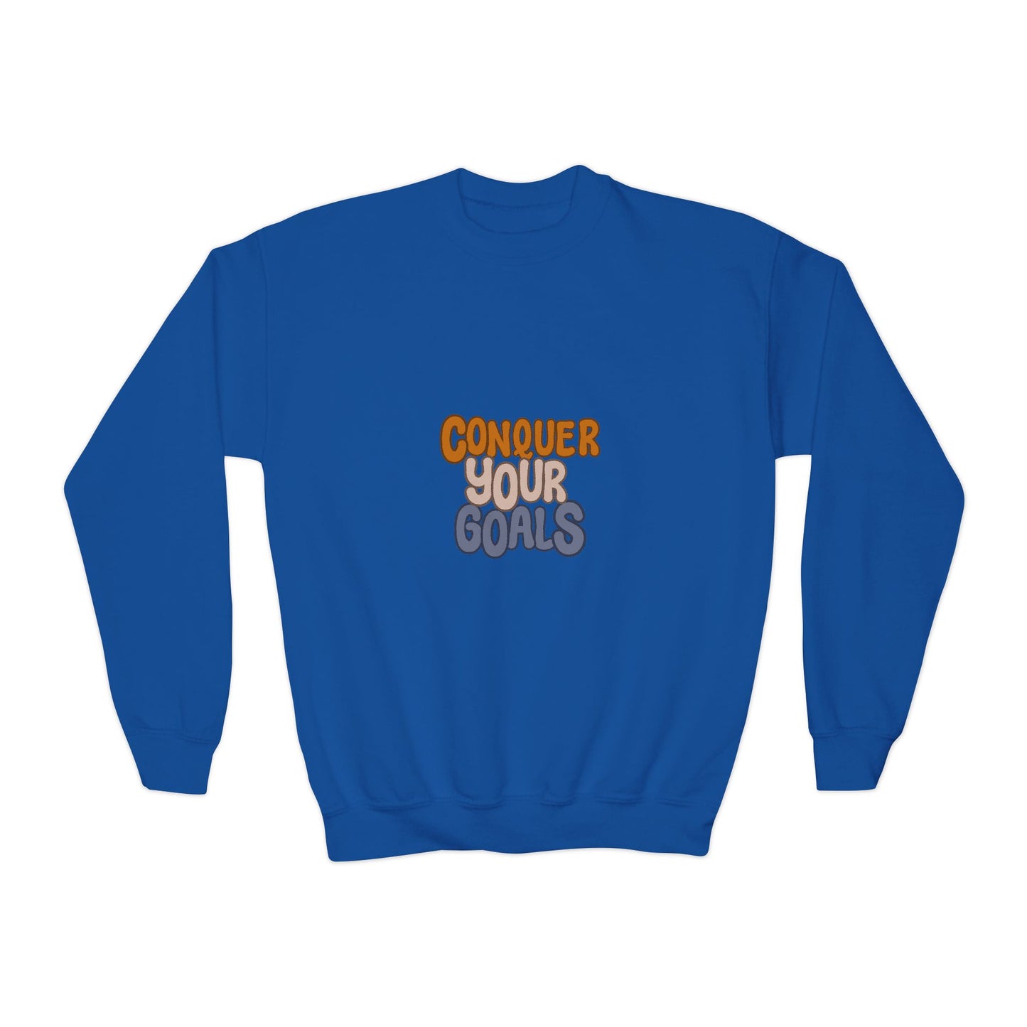Conquer Your Goals Youth Crewneck Sweatshirt