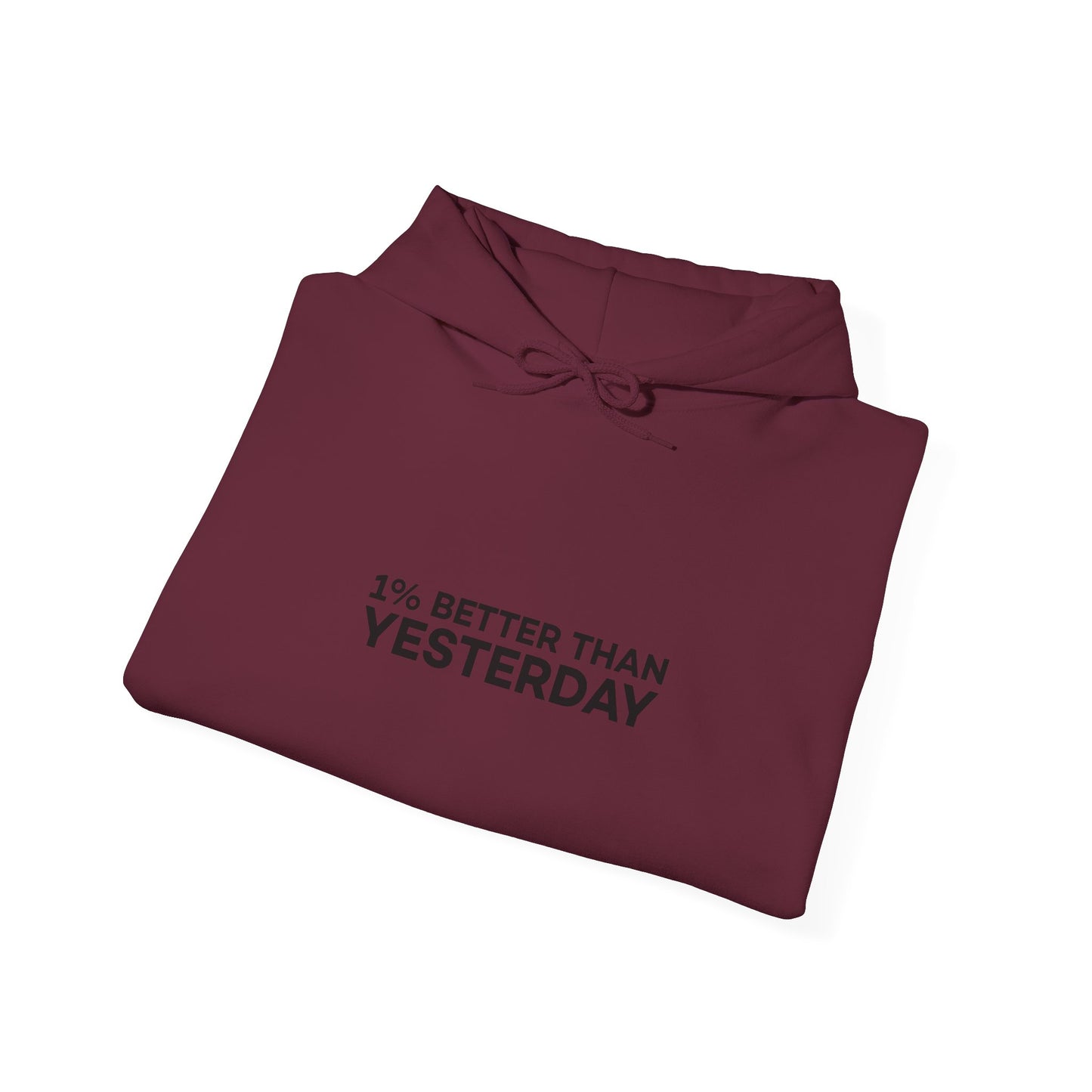 1% Better Than Yesterday Unisex Heavy Blend™ Hooded Sweatshirt