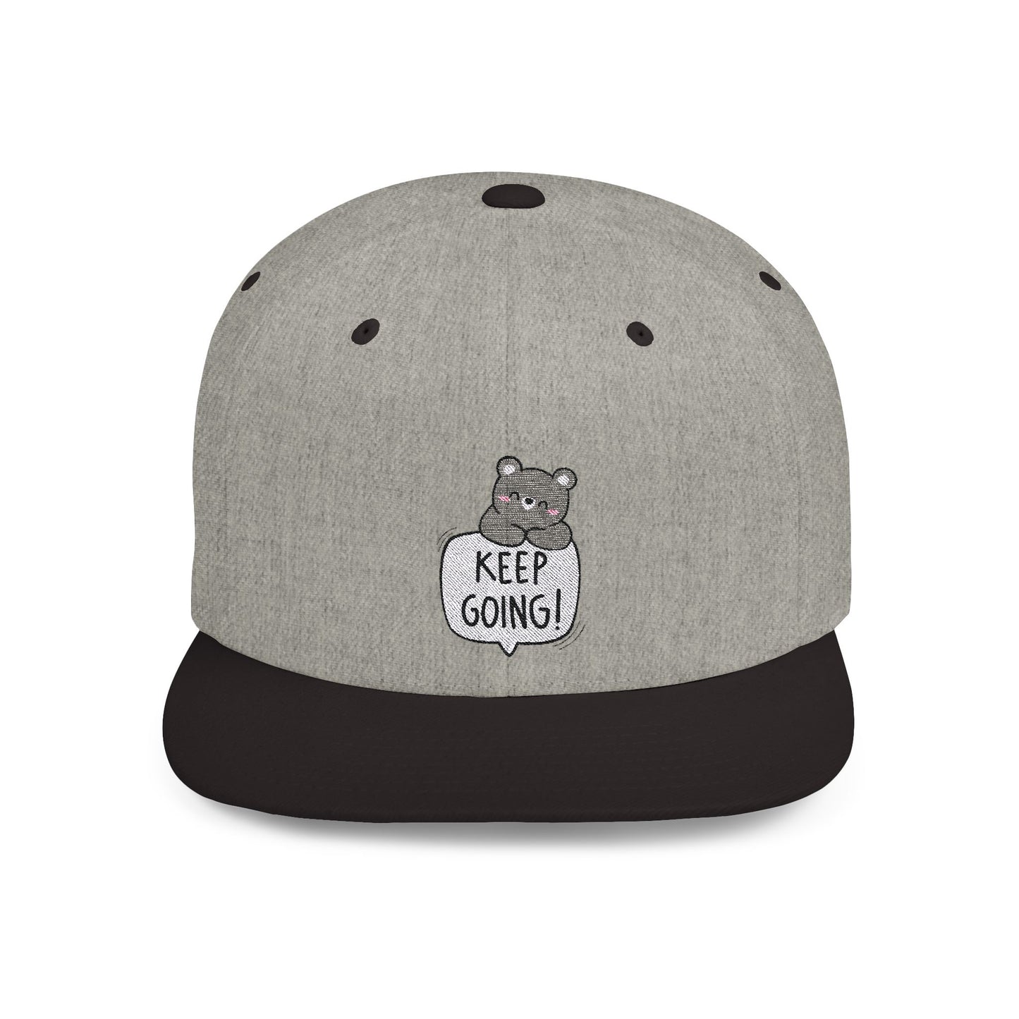 Keep Going Flat Bill Snapback