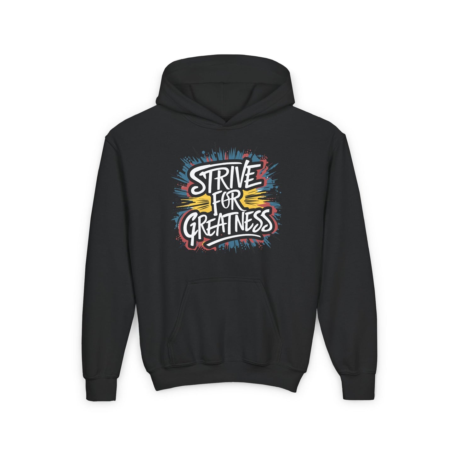 Strive For Greatness Youth Heavy Blend Hooded Sweatshirt