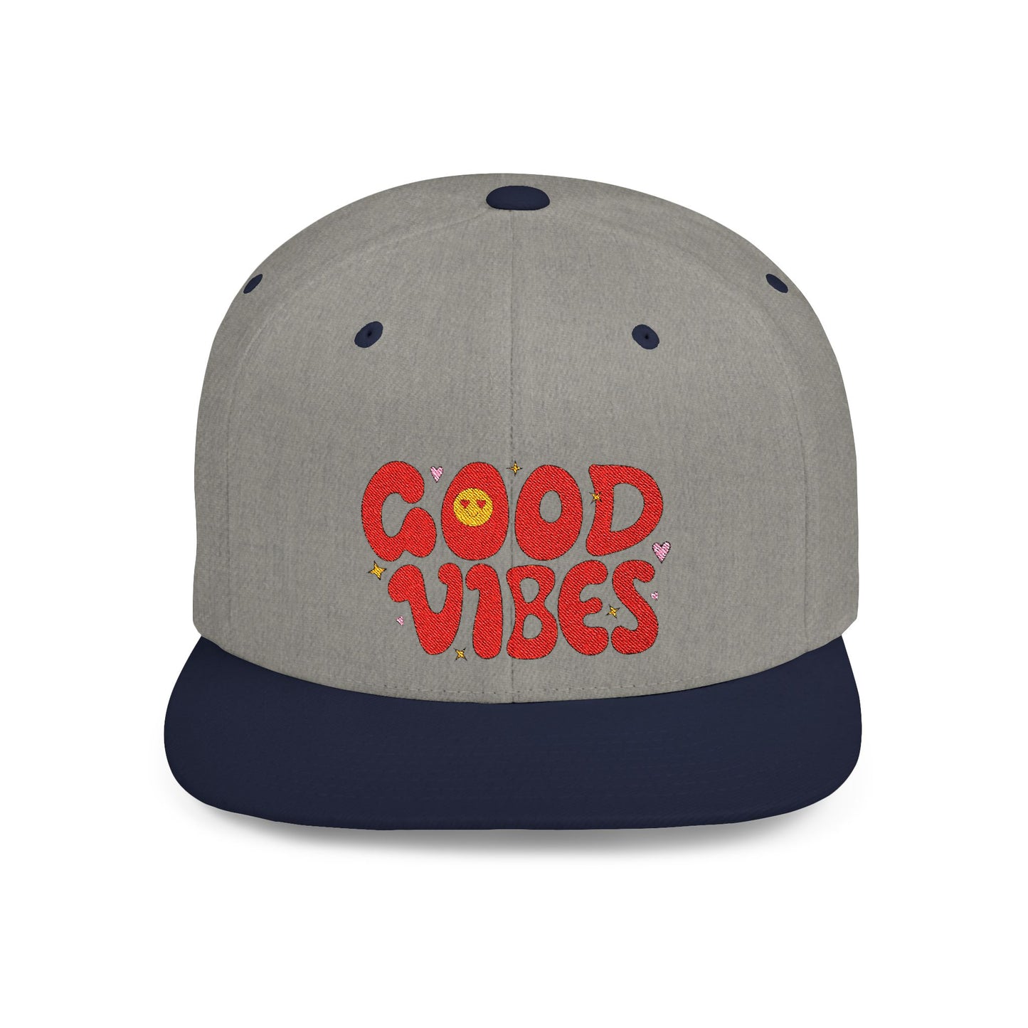 Good Vibes Flat Bill Snapback