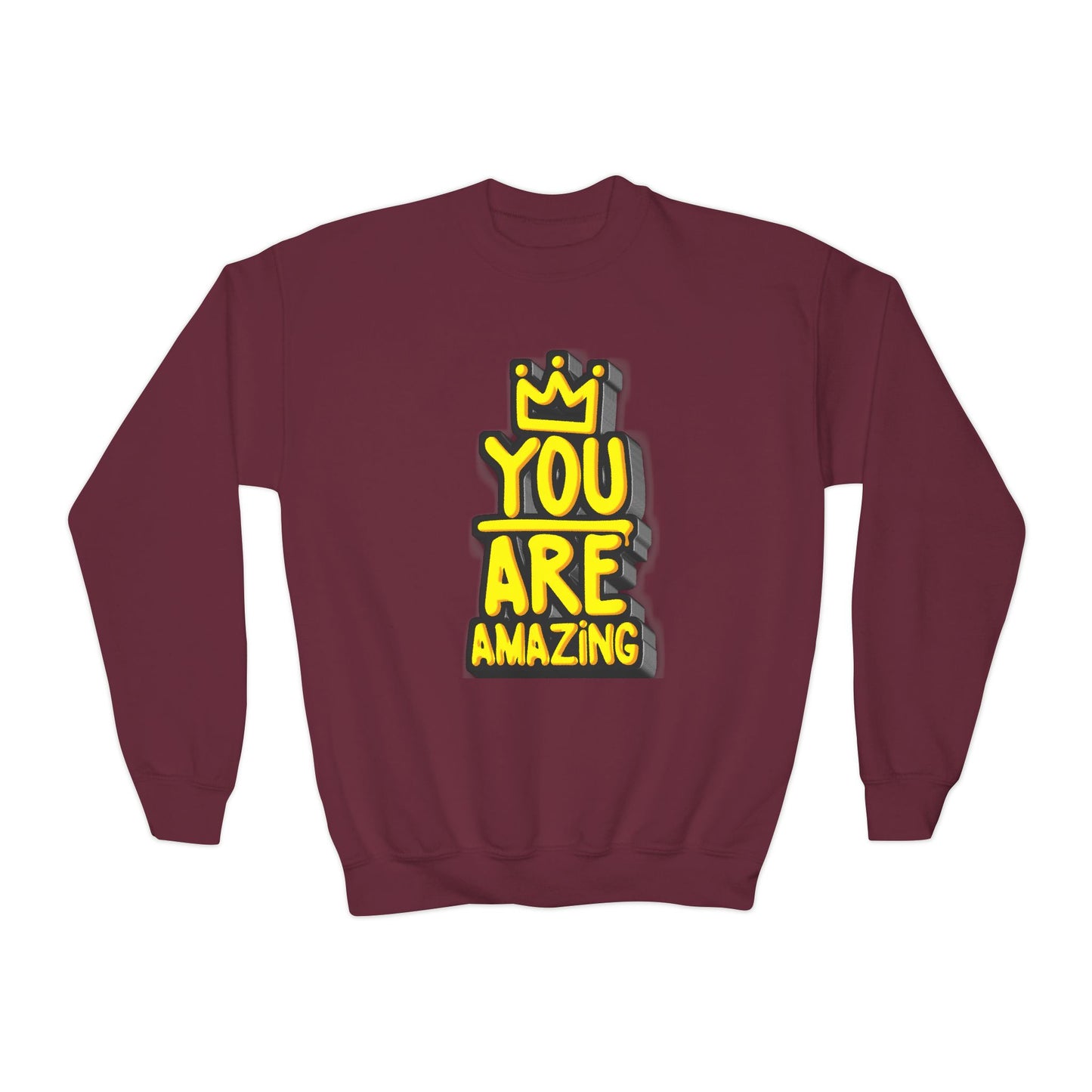You Are Amazing Youth Crewneck Sweatshirt