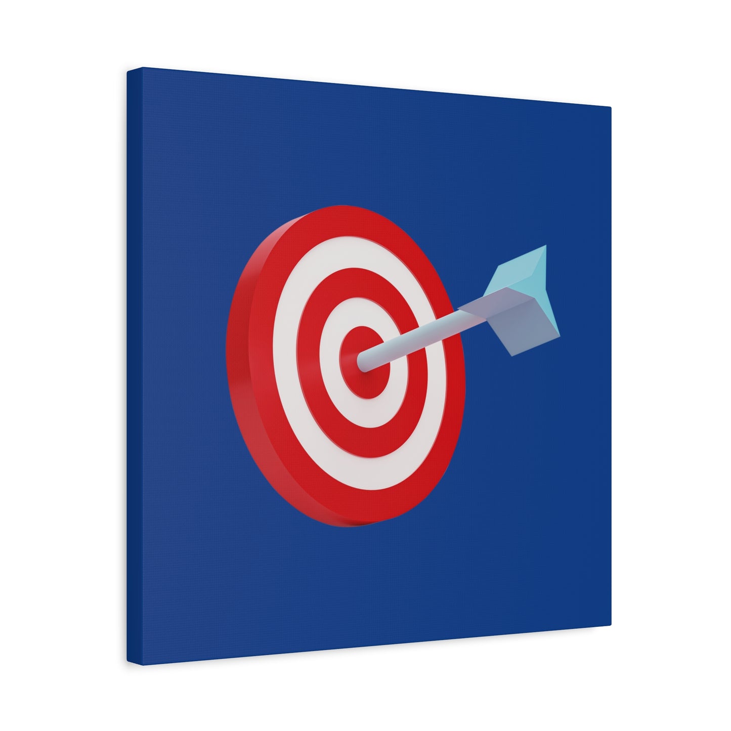 3d Render Arroe Hit The Center Of Target Or Goal Of Success Matte Canvas, Stretched, 1.25"