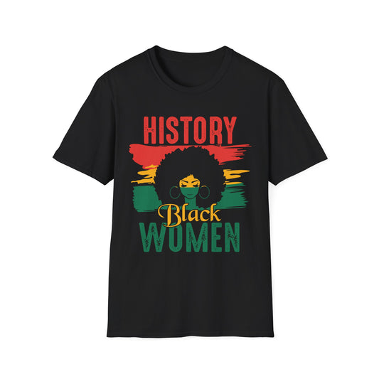 History Black Women Unisex Softstyle T-Shirt