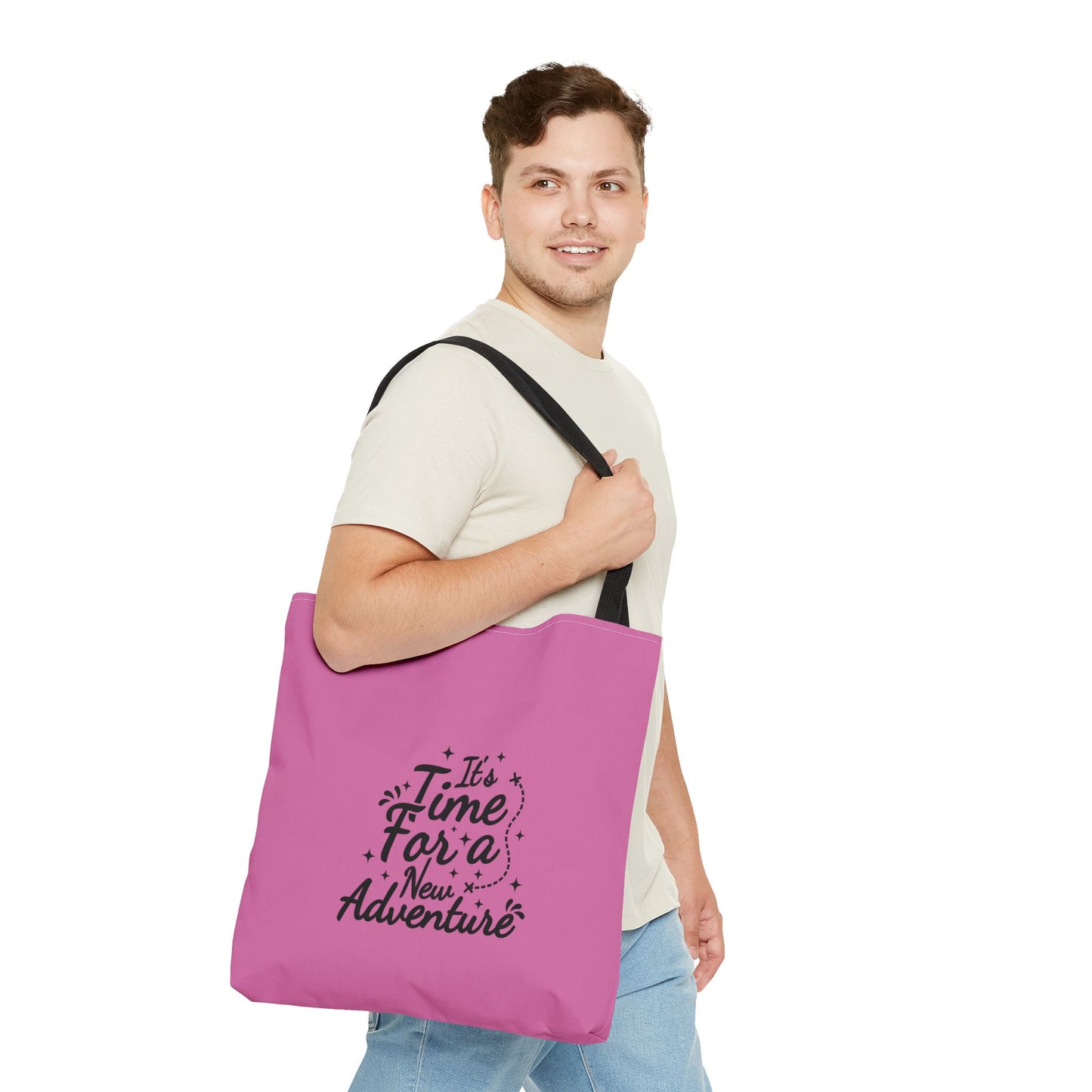 It's Time For A New Adventure Tote Bag (AOP)