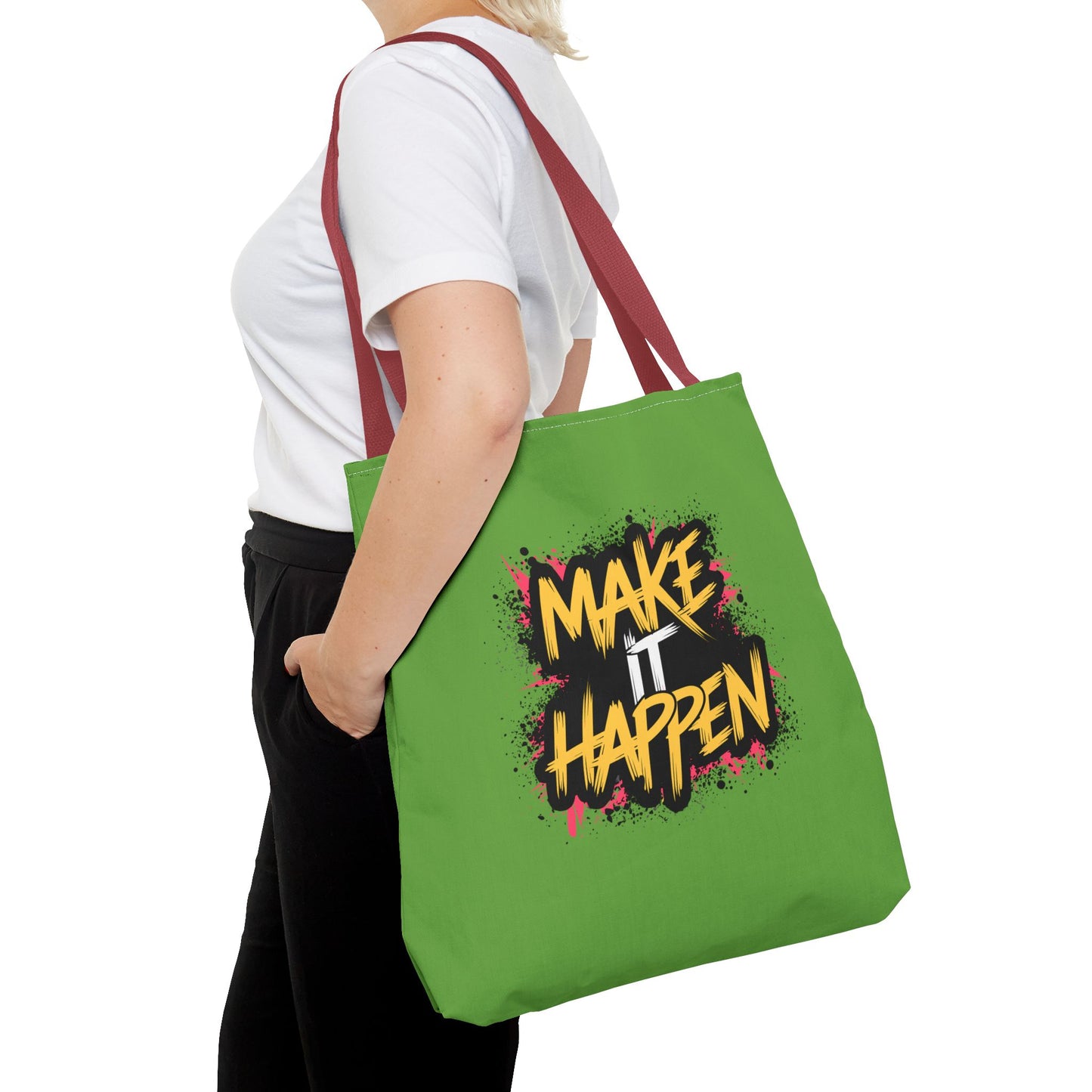 Make It Happen Tote Bag (AOP)