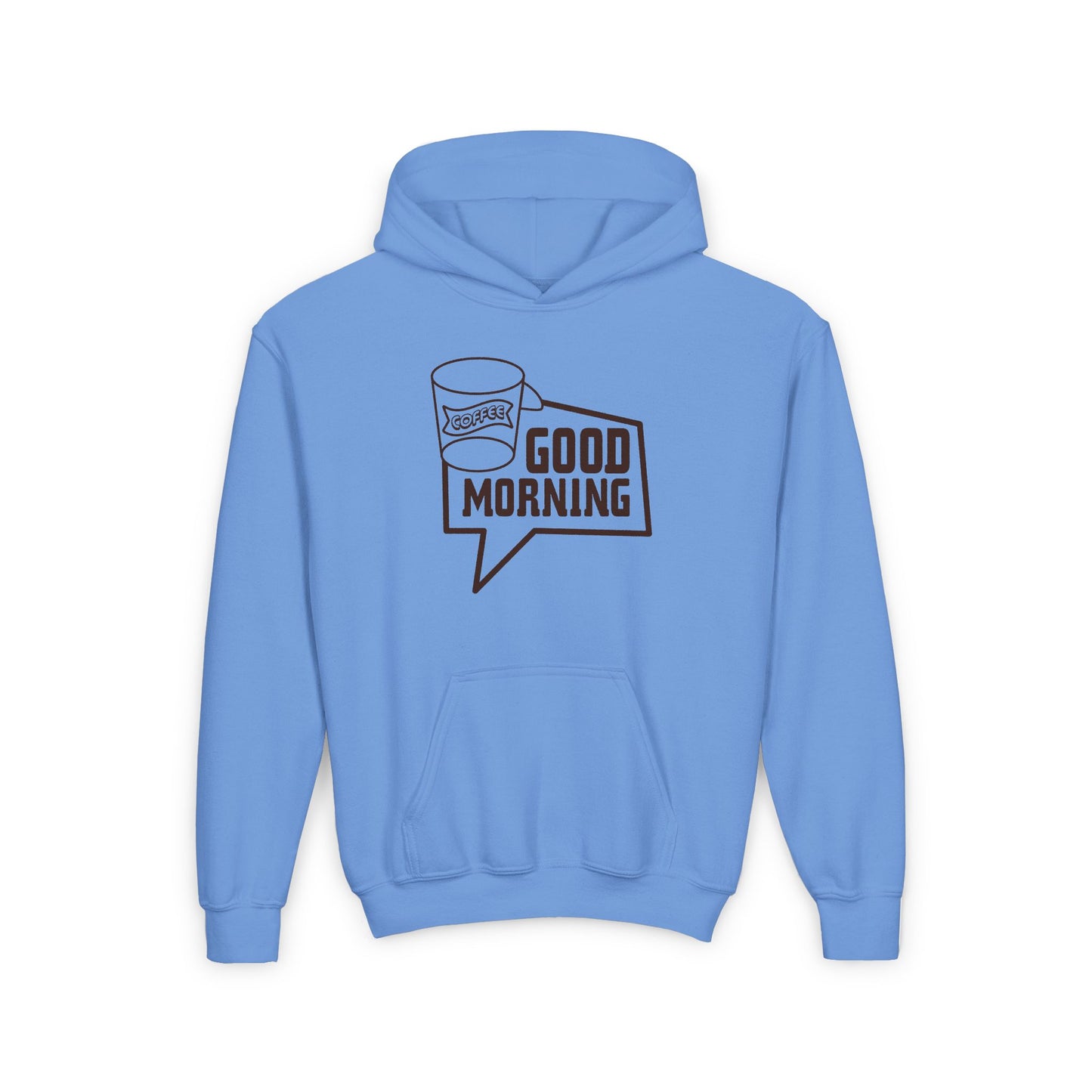 Good Morning Youth Heavy Blend Hooded Sweatshirt