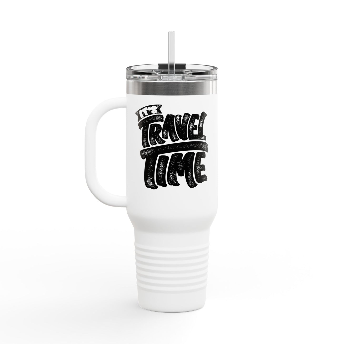 It's Travel Time Insulated Travel Mug, 40oz