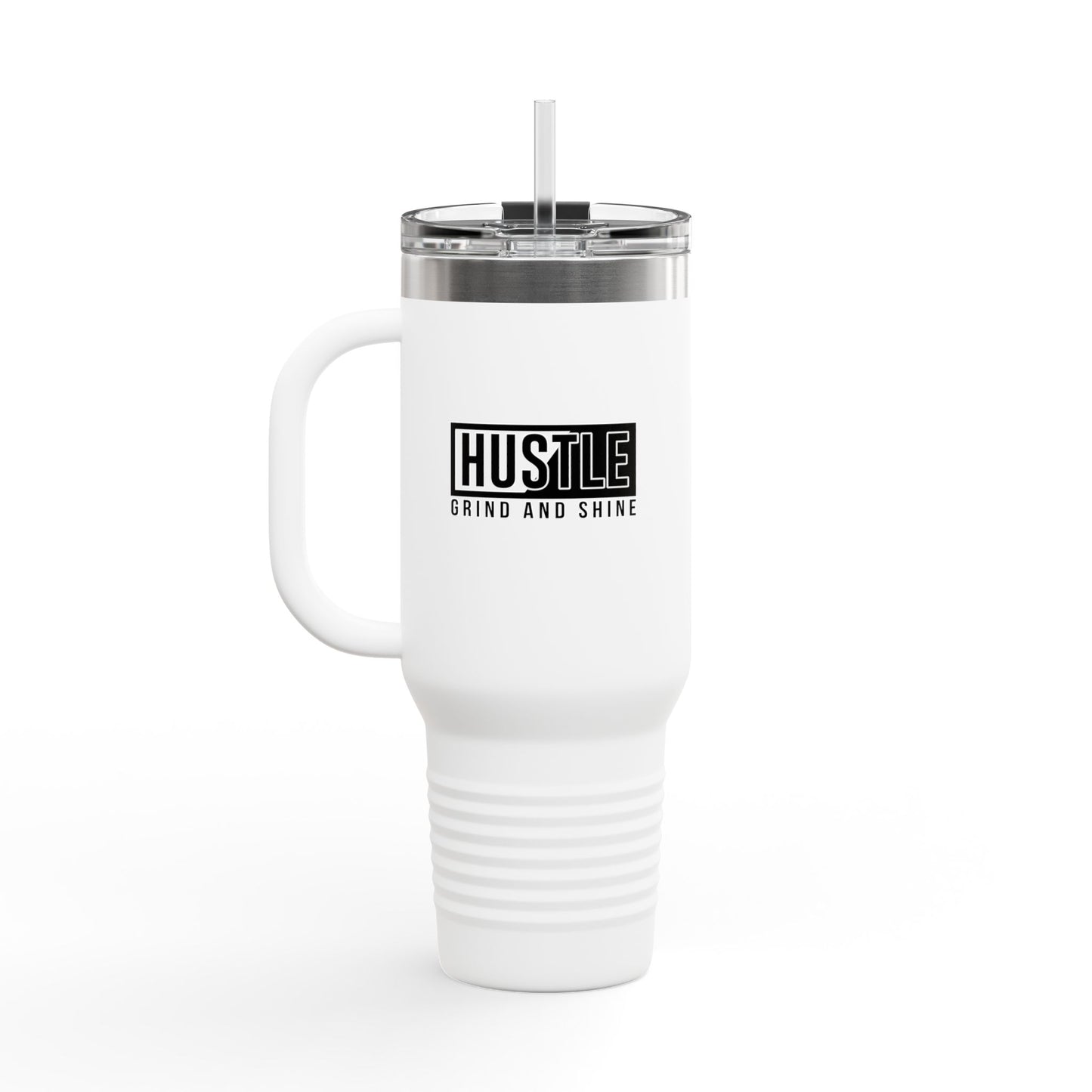 Hustle Grind And Shine Insulated Travel Mug, 40oz