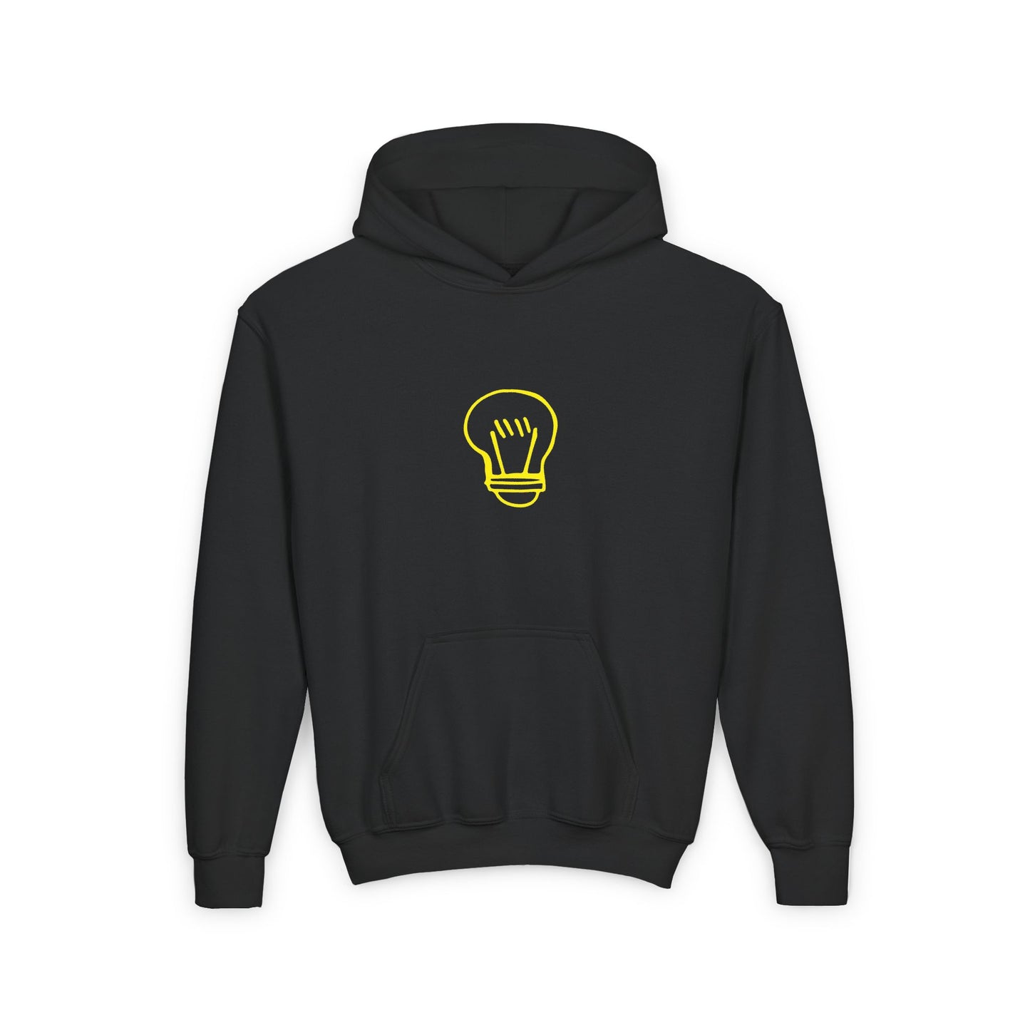 Drawing Light Bulb Youth Heavy Blend Hooded Sweatshirt