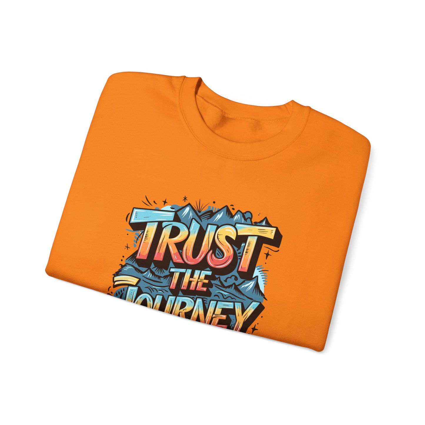 Trust The Journey Ahead Unisex Heavy Blend™ Crewneck Sweatshirt