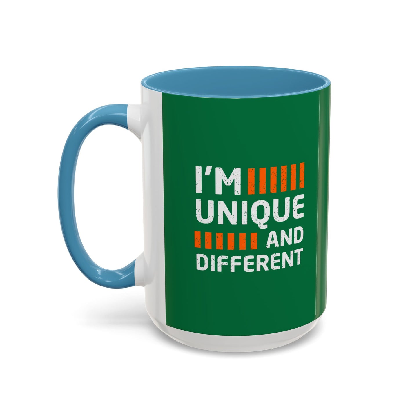 I'm Unique And Different Accent Coffee Mug (11, 15oz)