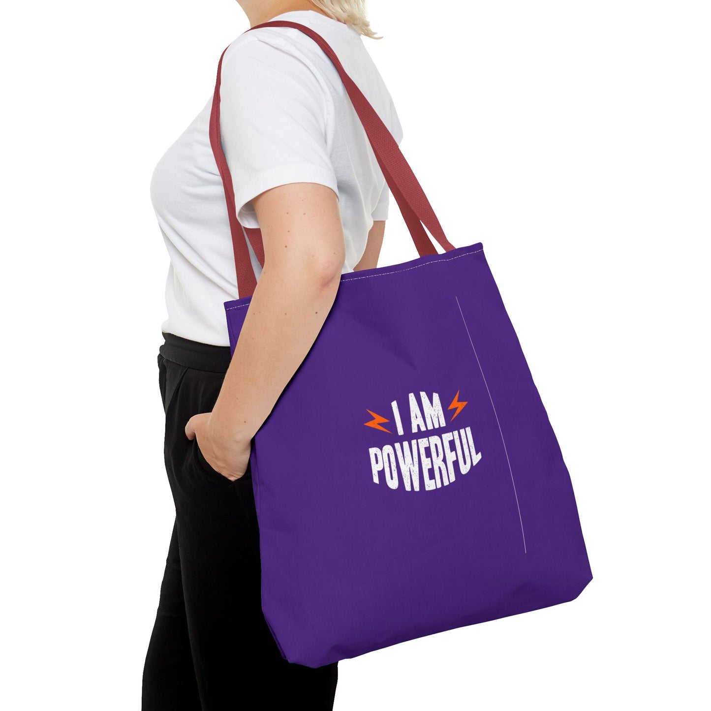 I Am Powerful Tote Bag (AOP)