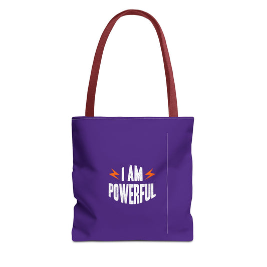 I Am Powerful Tote Bag (AOP)