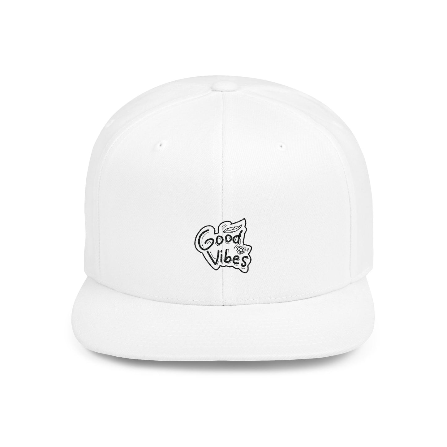 Good Vibes Flat Bill Snapback