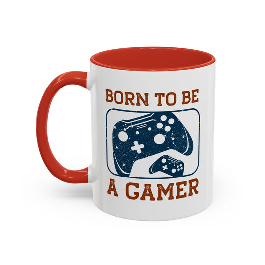 Born To Be A Gamer Accent Coffee Mug (11, 15oz)