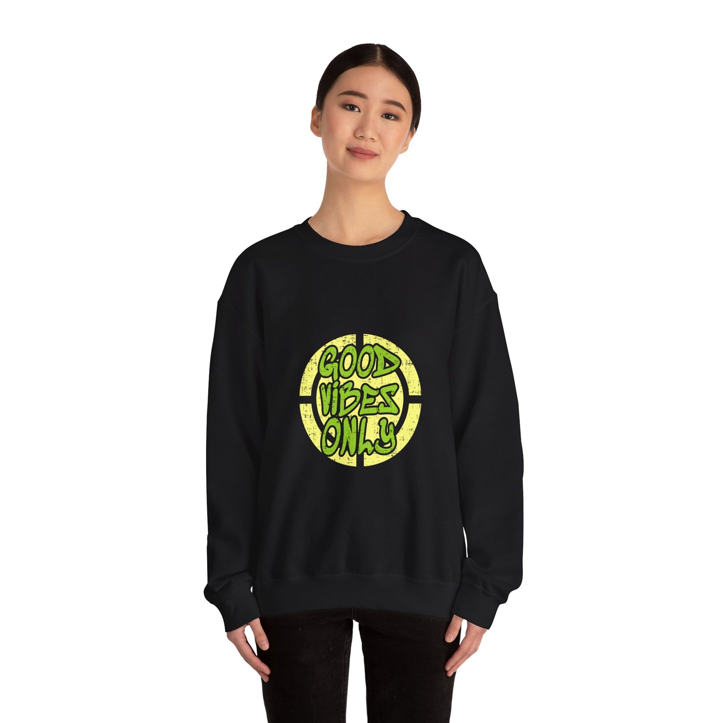 Good Vibes Only Unisex Heavy Blend™ Crewneck Sweatshirt