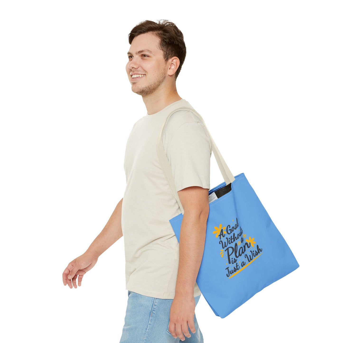 A Goal Without A Plan Is Just A Wish Tote Bag (AOP)