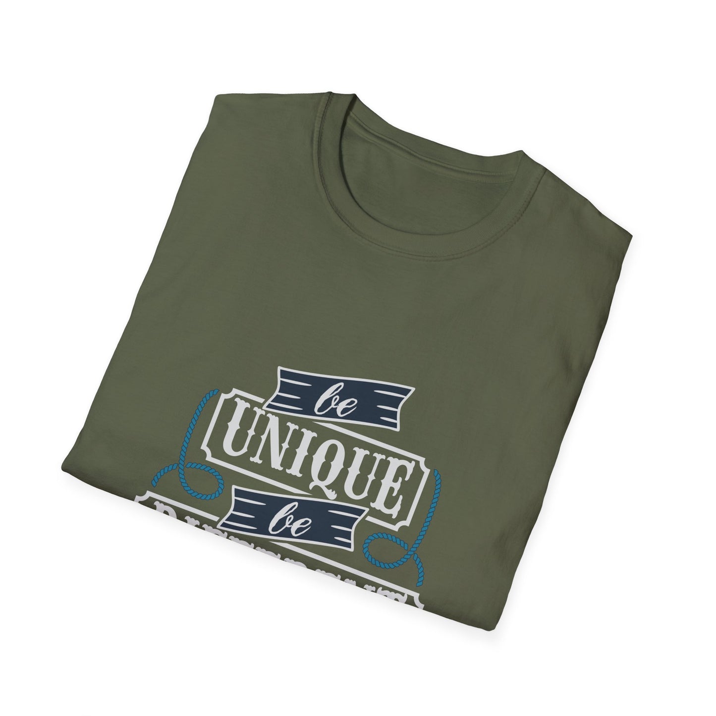 Be Unique Be Different Unisex Softstyle T-Shirt