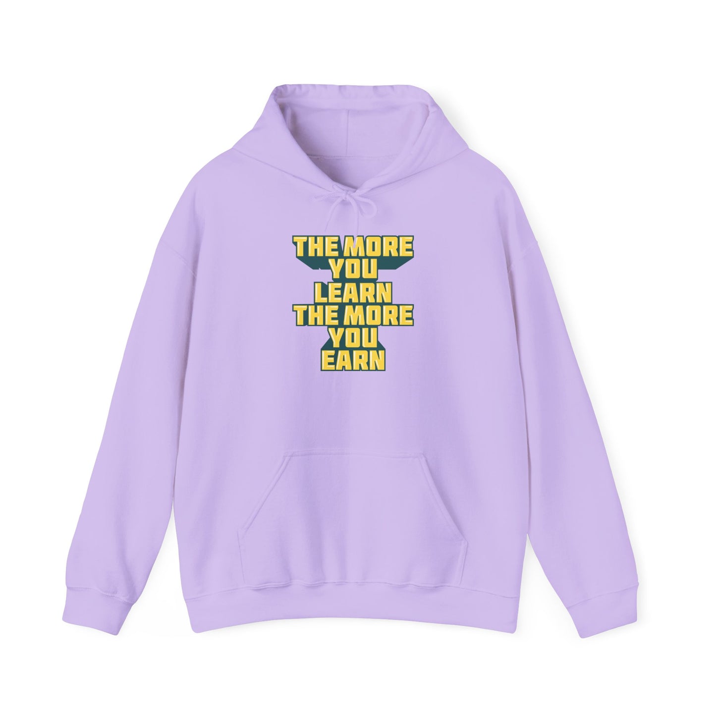 The More You Learn The More You Earn Unisex Heavy Blend™ Hooded Sweatshirt