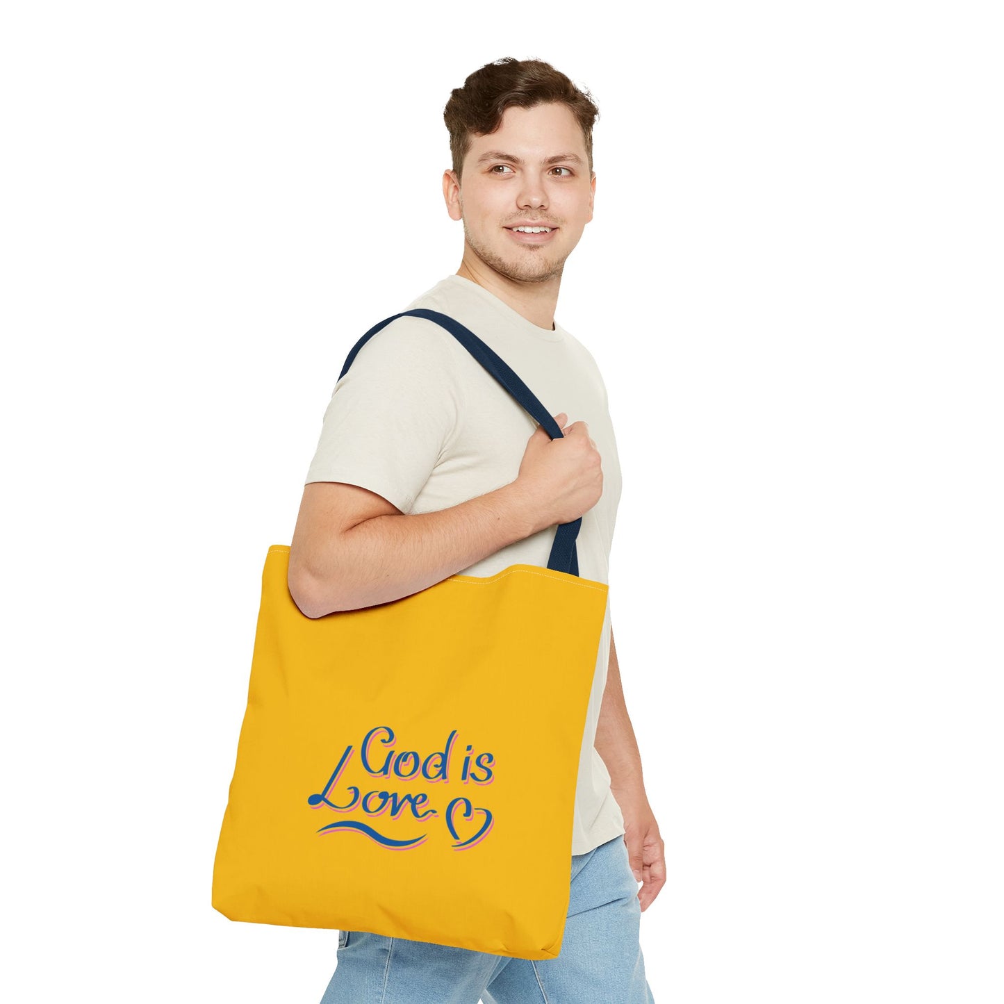 God Is Love Tote Bag (AOP)