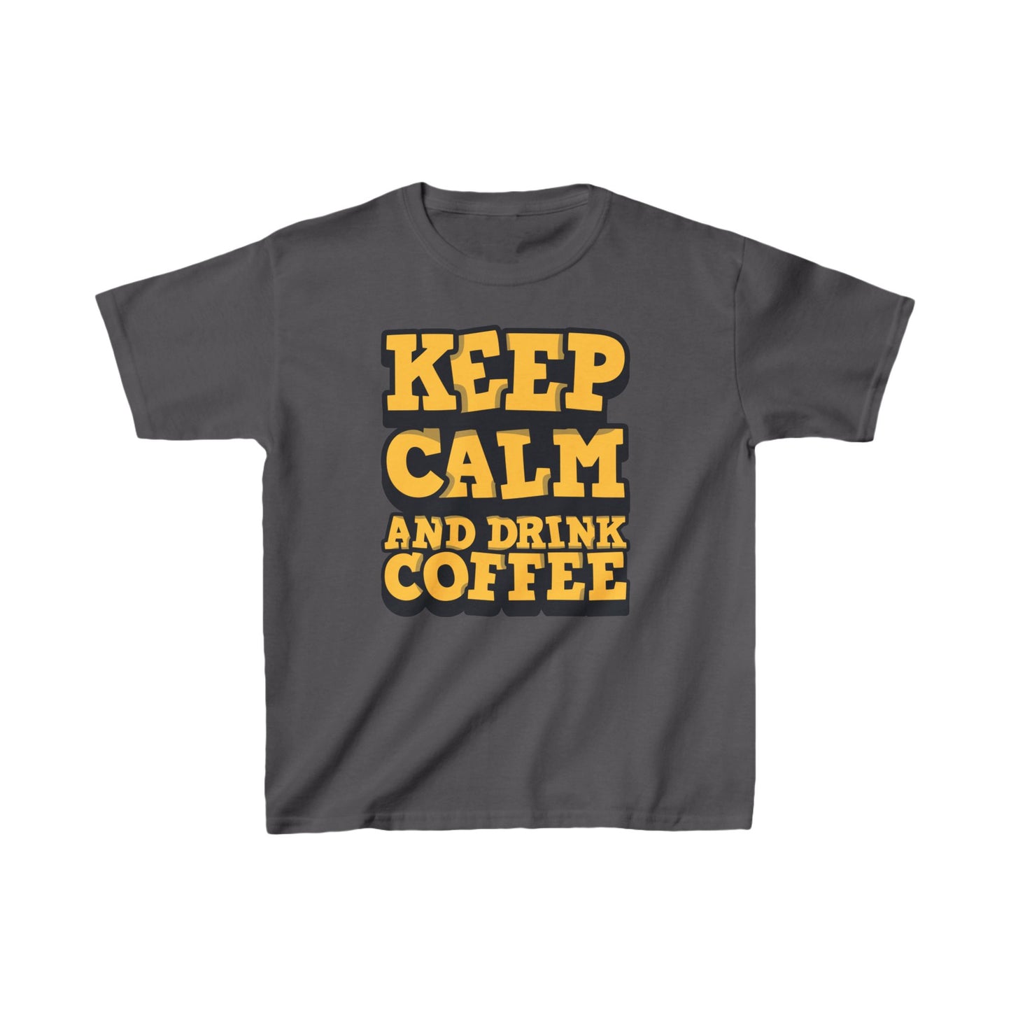 Keep Calm And Drink Coffee Kids Heavy Cotton™ Tee