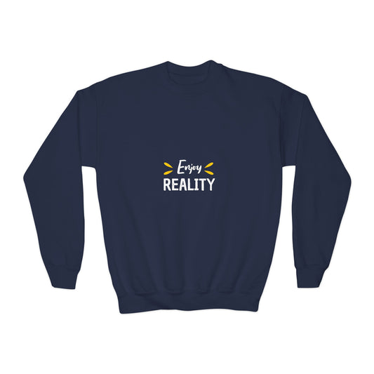 Enjoy Reality Youth Crewneck Sweatshirt