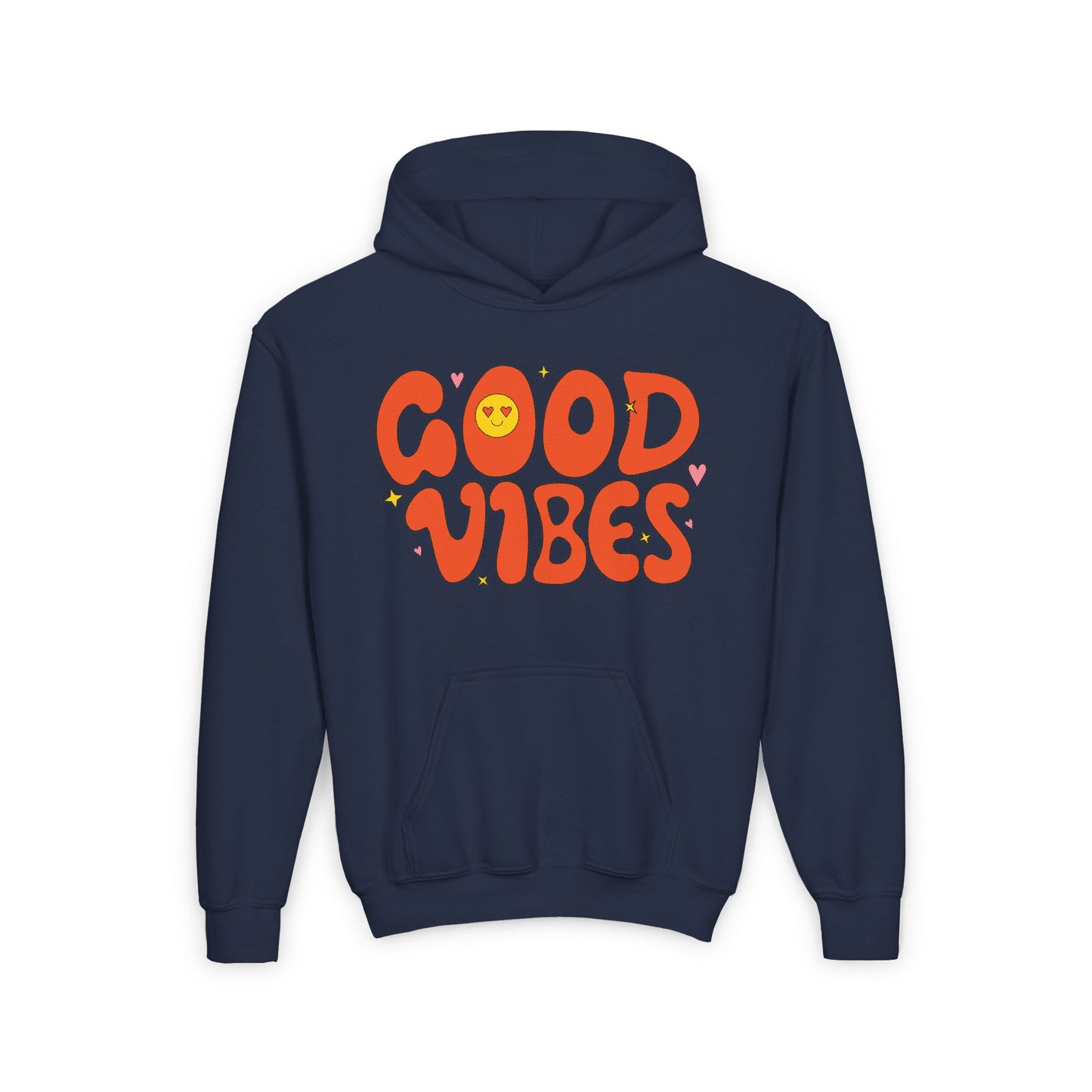 Good Vibes Youth Heavy Blend Hooded Sweatshirt