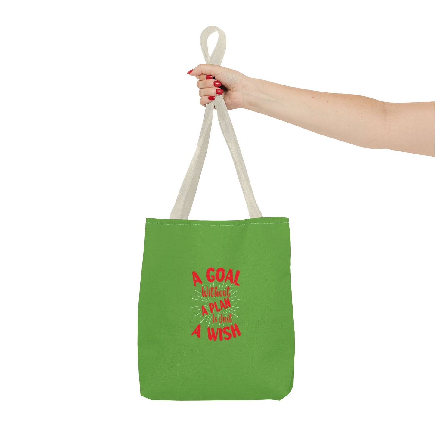 A Goal Without A Plan Is Just A Wish Tote Bag (AOP)
