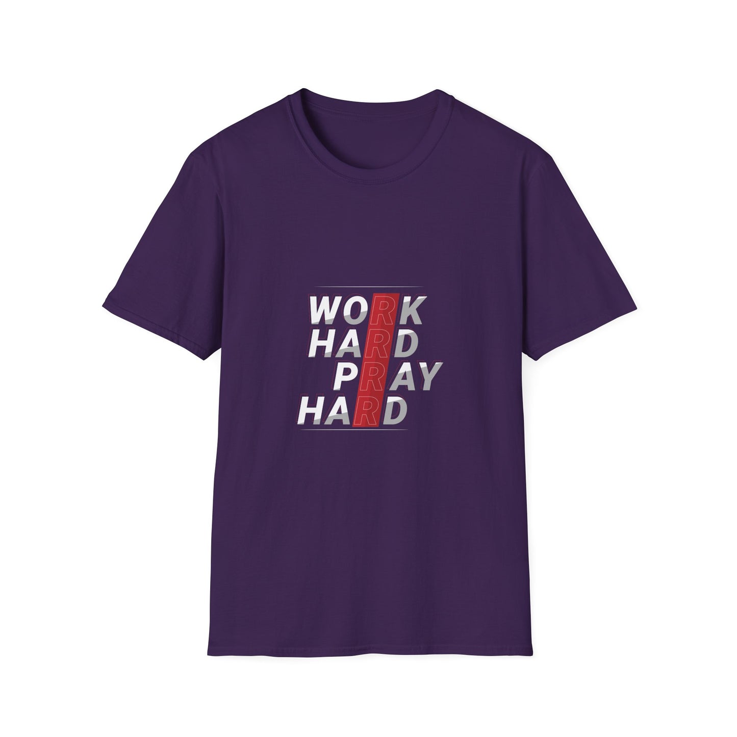 Work Hard Pray Hard Unisex Softstyle T-Shirt