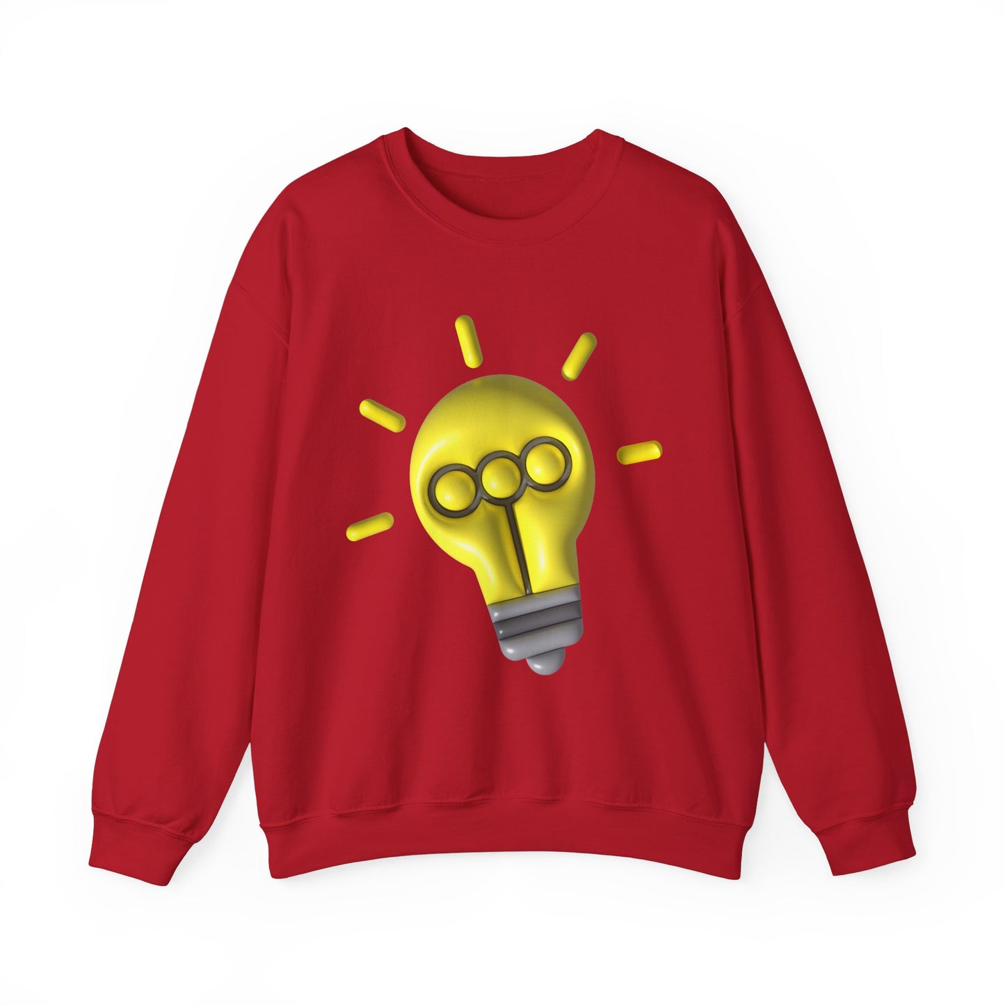 Inspire Idea Bulb Unisex Heavy Blend™ Crewneck Sweatshirt