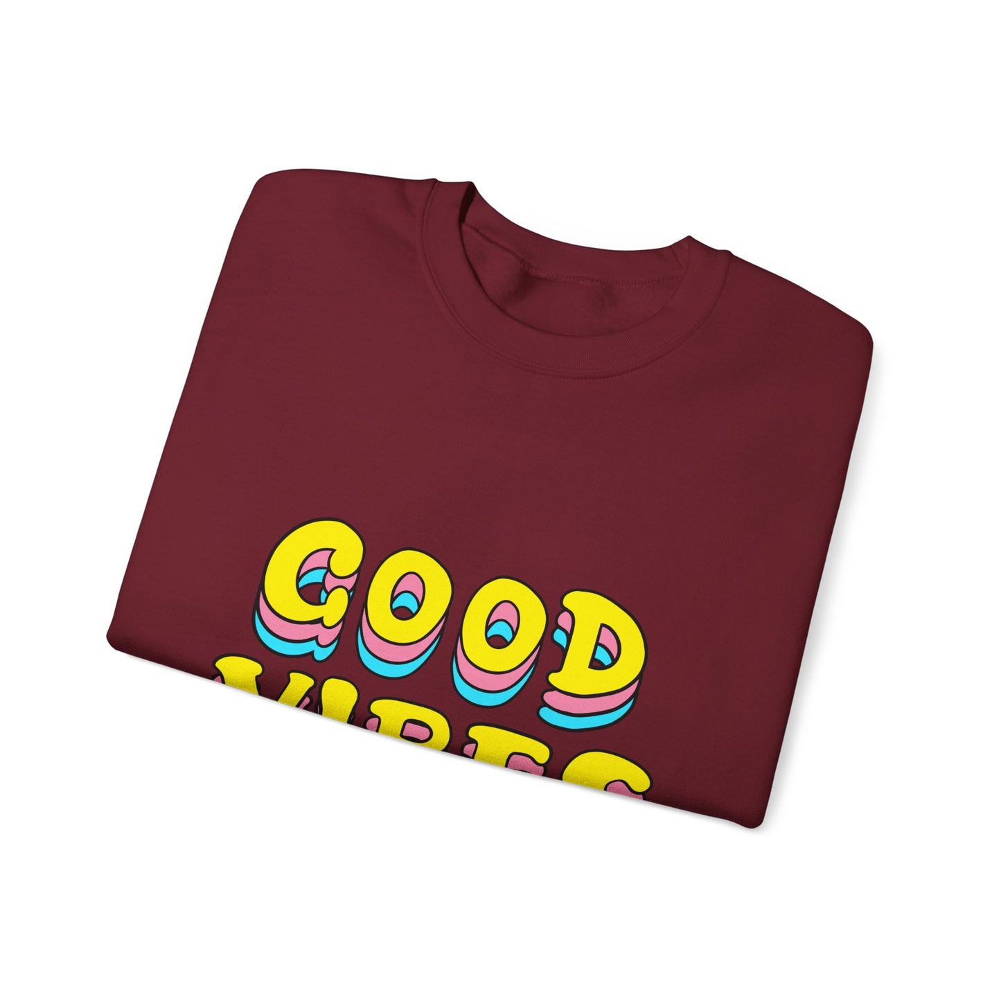 Good Vibes Unisex Heavy Blend™ Crewneck Sweatshirt