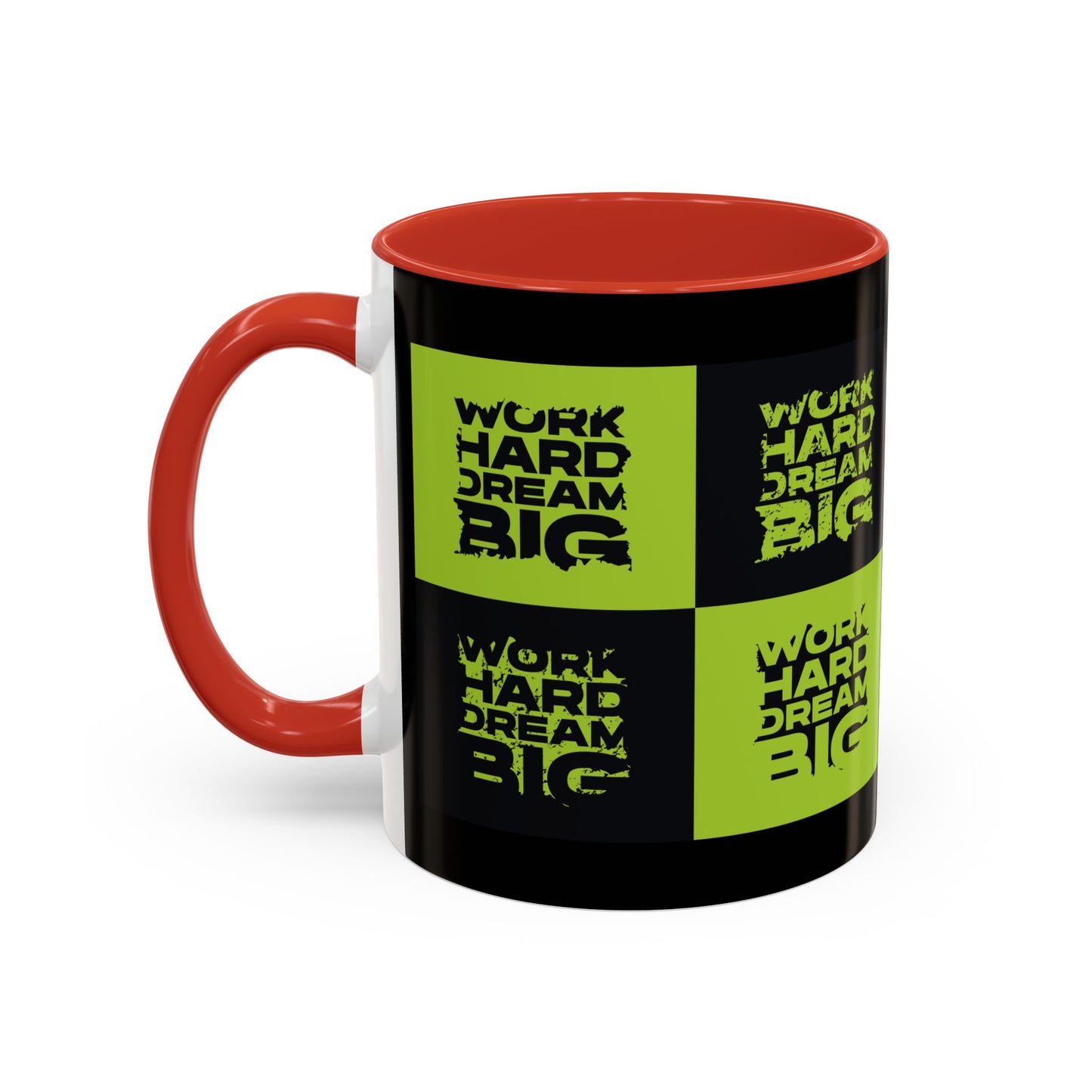 Work Hard Dream Big Accent Coffee Mug (11, 15oz)