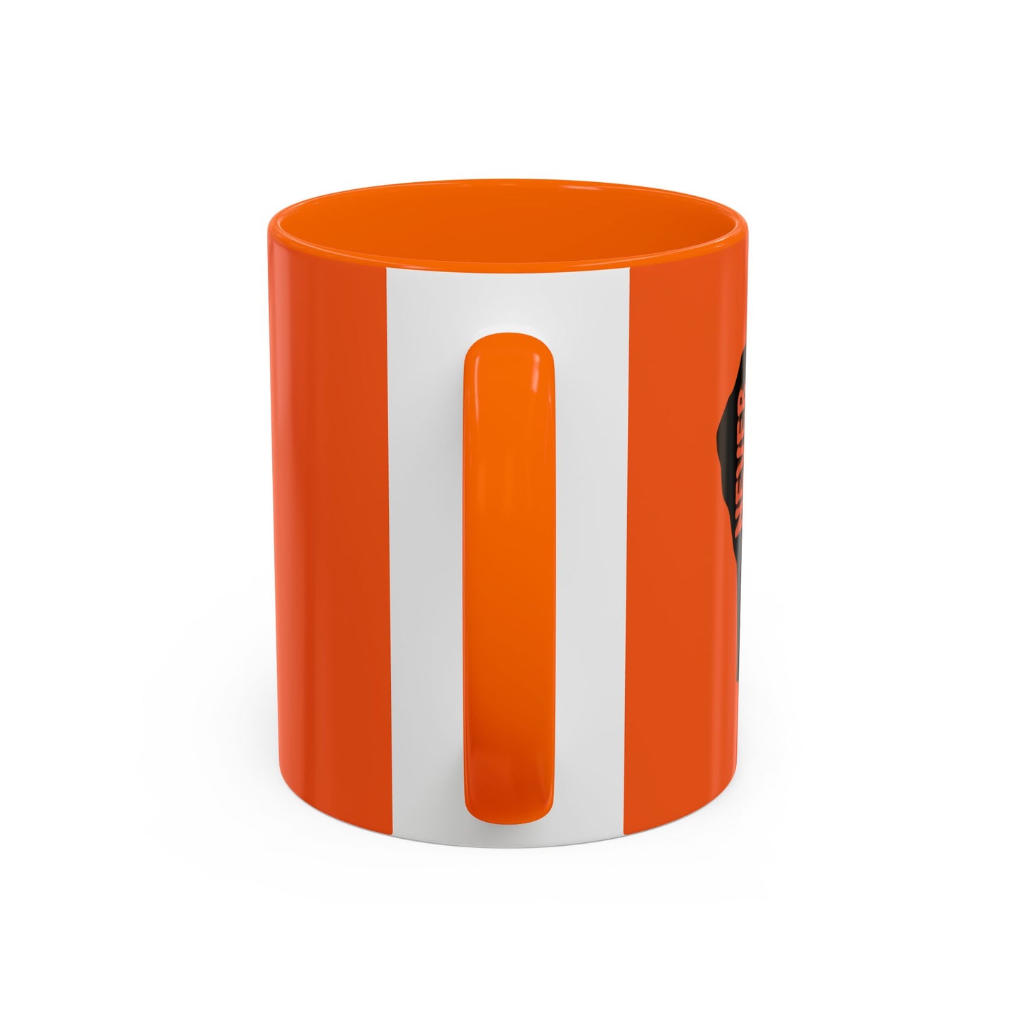 Never Give Up Accent Coffee Mug (11, 15oz)