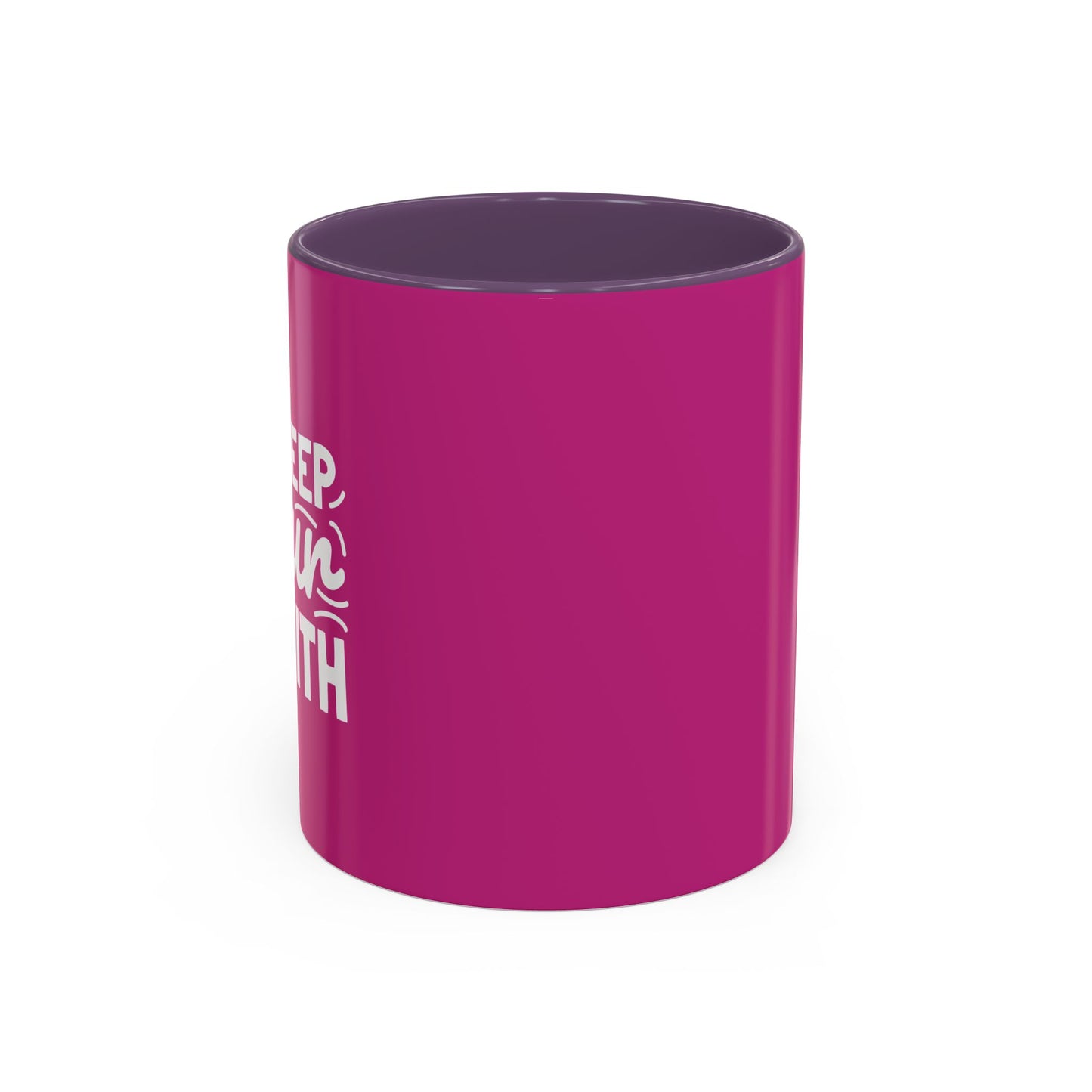 Keep Your Faith Accent Coffee Mug (11, 15oz)