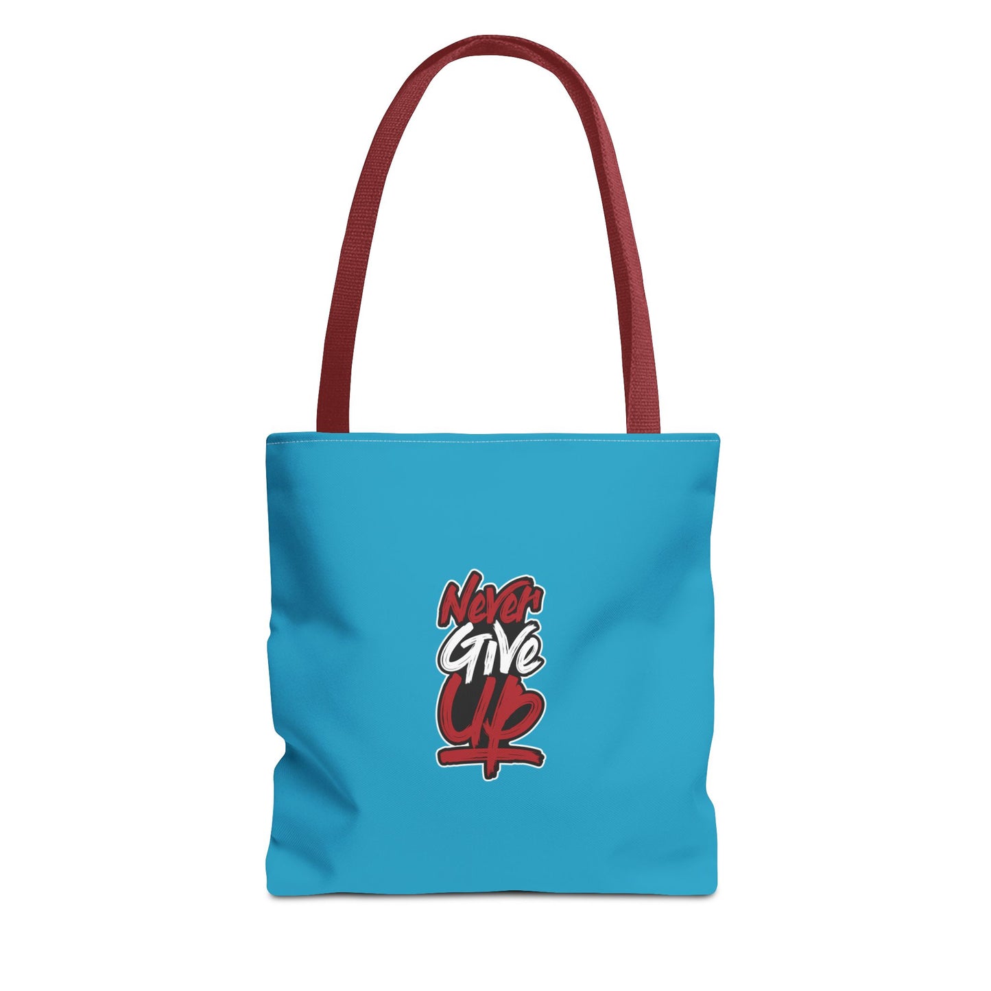Never Give Up Tote Bag (AOP)