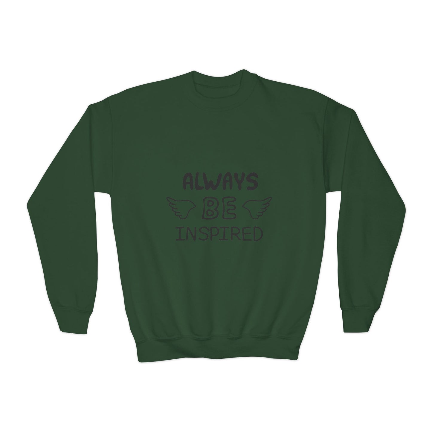 Always Be Inspired Youth Crewneck Sweatshirt