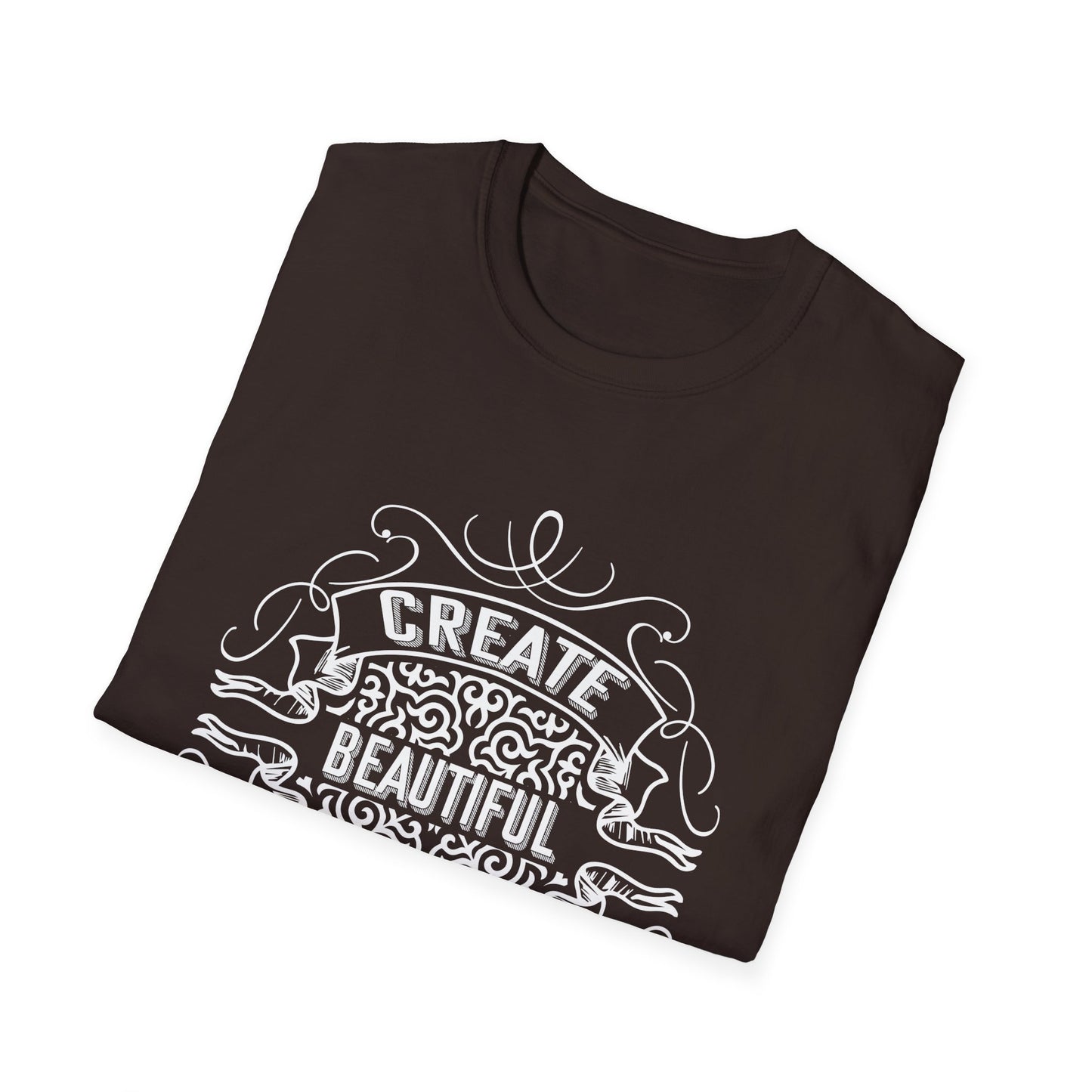 Create Beautiful Things Unisex Softstyle T-Shirt