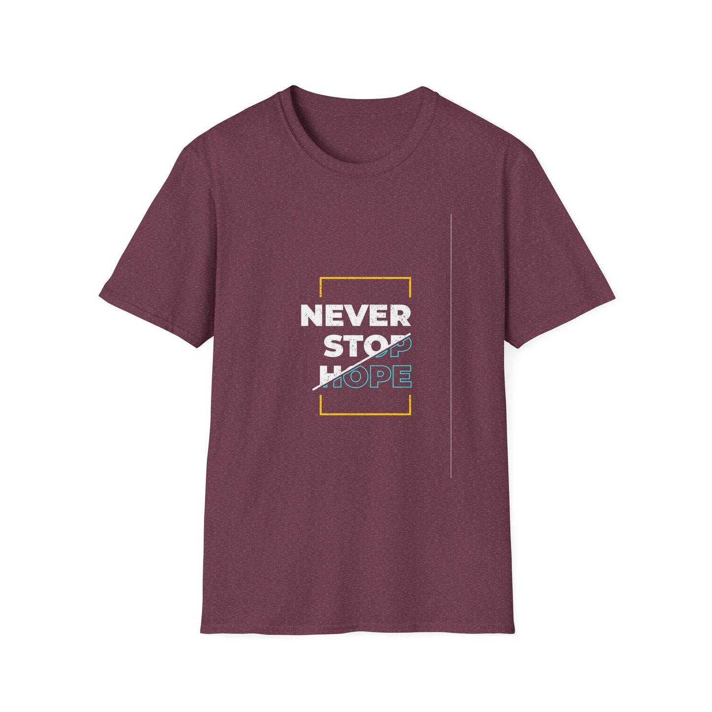 Never Stop Hope Unisex Softstyle T-Shirt