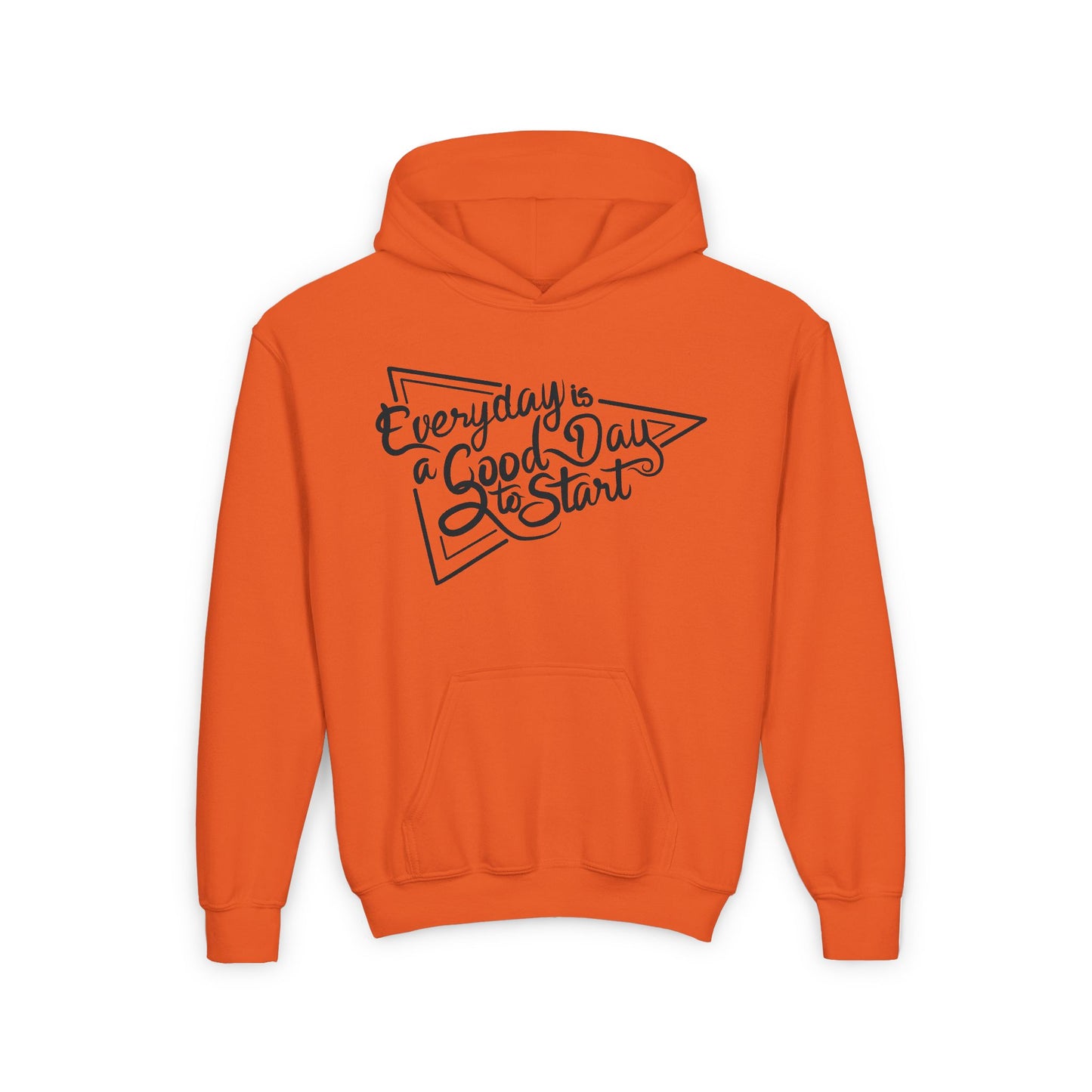 Every Day Is A Good Day To Start Youth Heavy Blend Hooded Sweatshirt