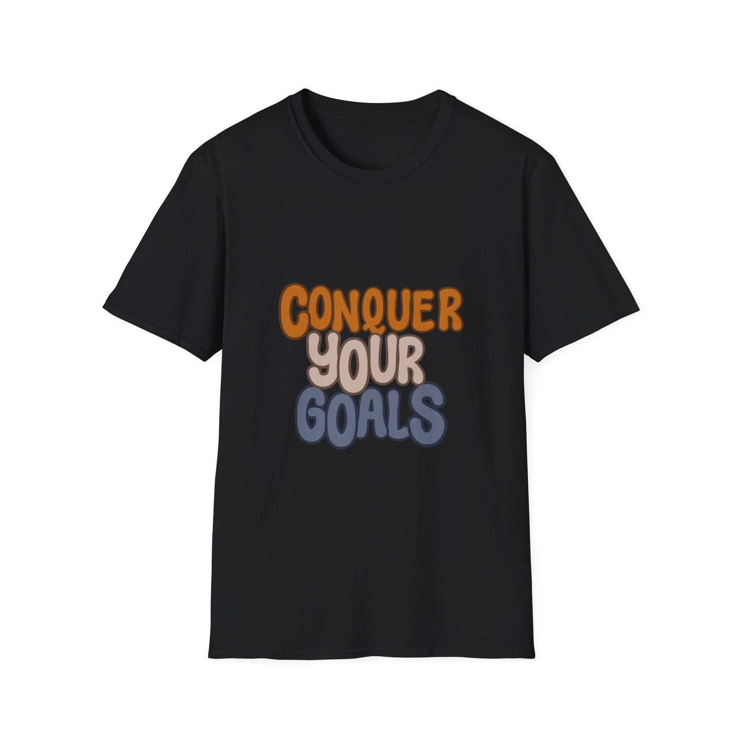 Conquer  Your goals  Unisex Softstyle T-Shirt