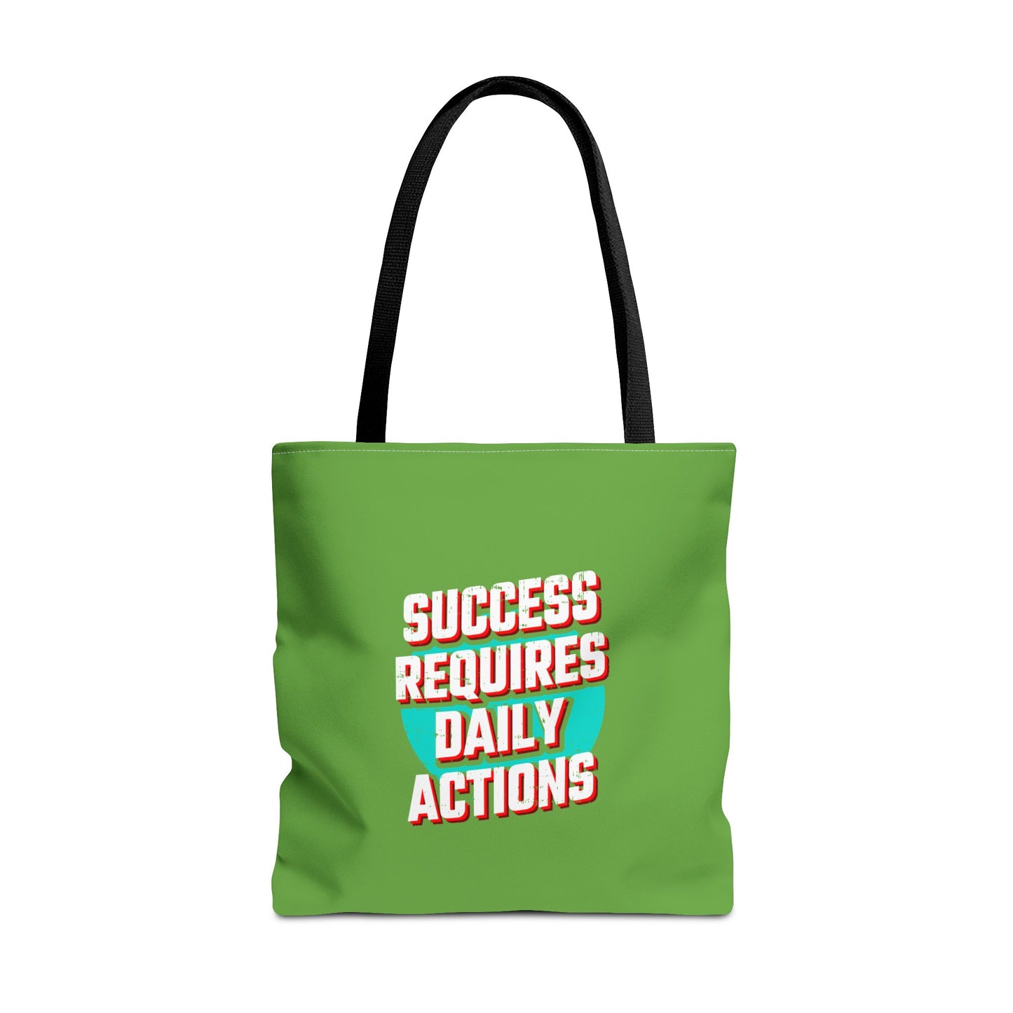Success Requires Daily Actions Tote Bag (AOP)